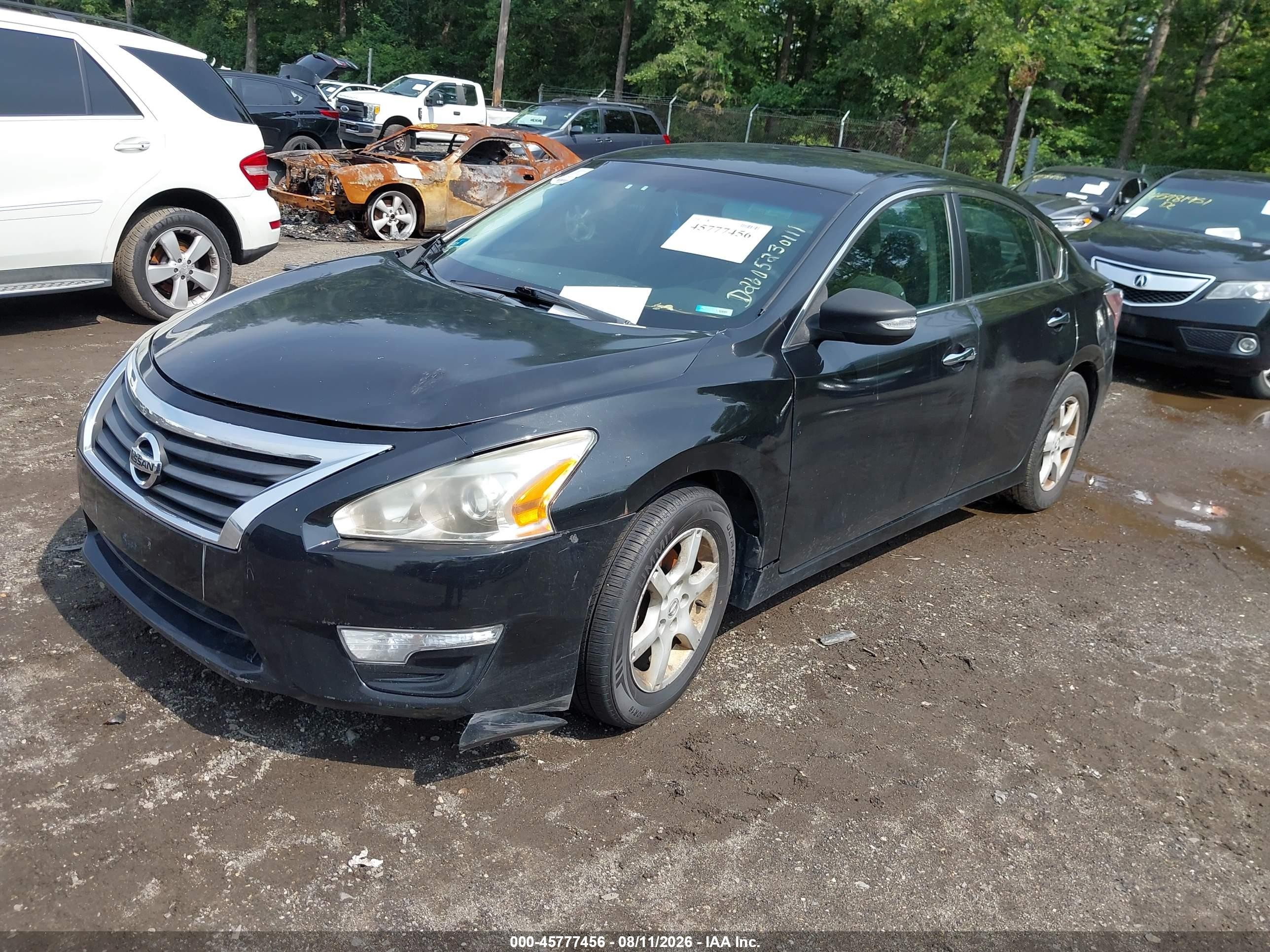 2014 Nissan Altima 2.5/2.5 S/2.5 Sl/2.5 Sv Black vin: 1N4AL3APXEN373510