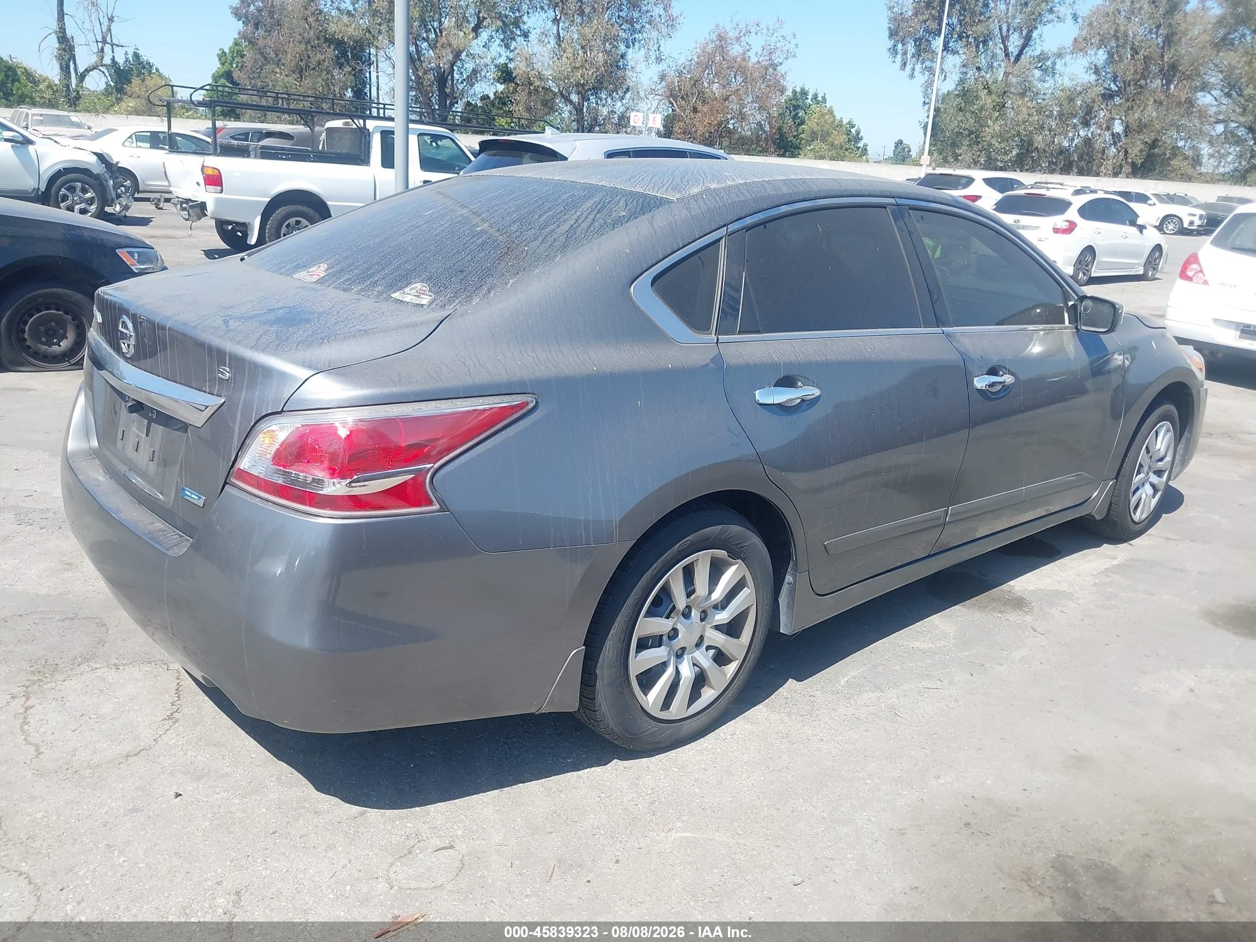 2014 Nissan Altima 2.5 S Gray vin: 1N4AL3APXEN385169