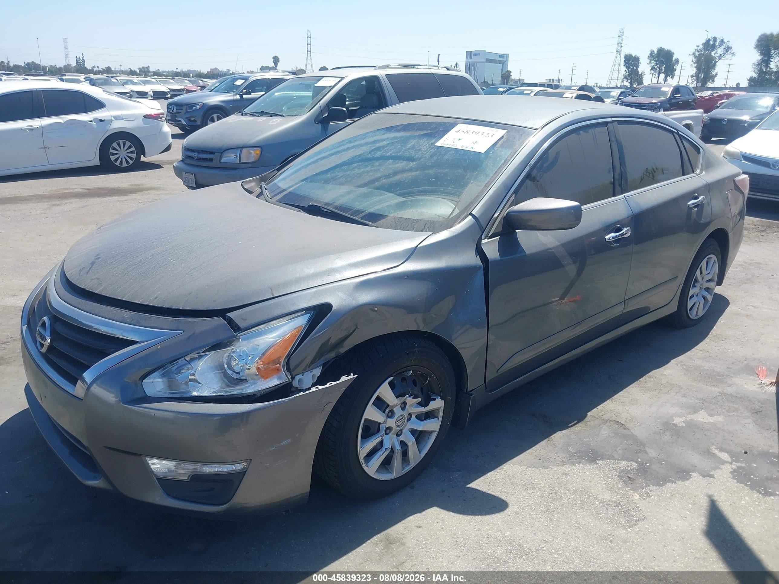 2014 Nissan Altima 2.5 S Gray vin: 1N4AL3APXEN385169