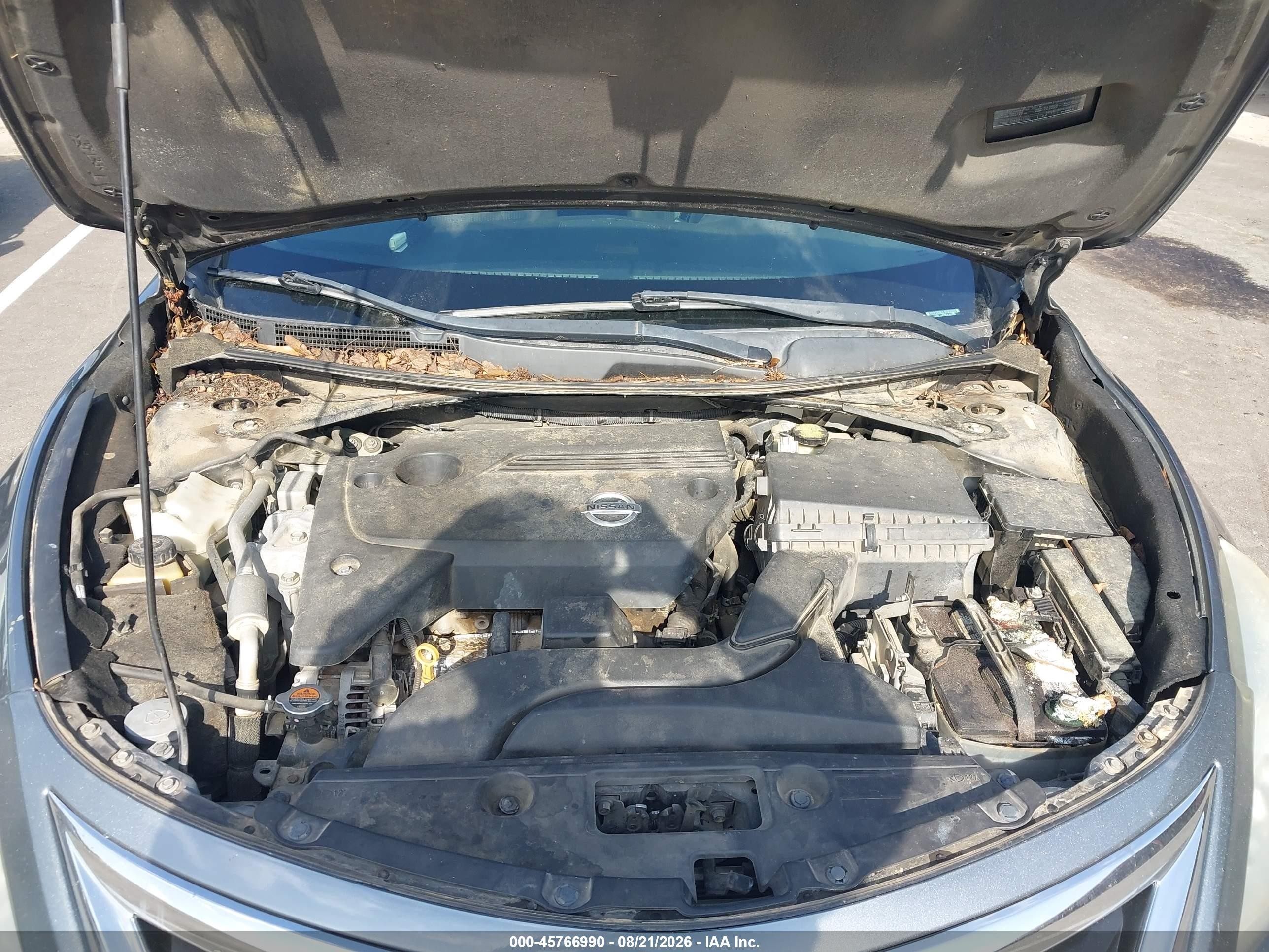 2014 Nissan Altima 2.5 S Gray vin: 1N4AL3APXEN389884