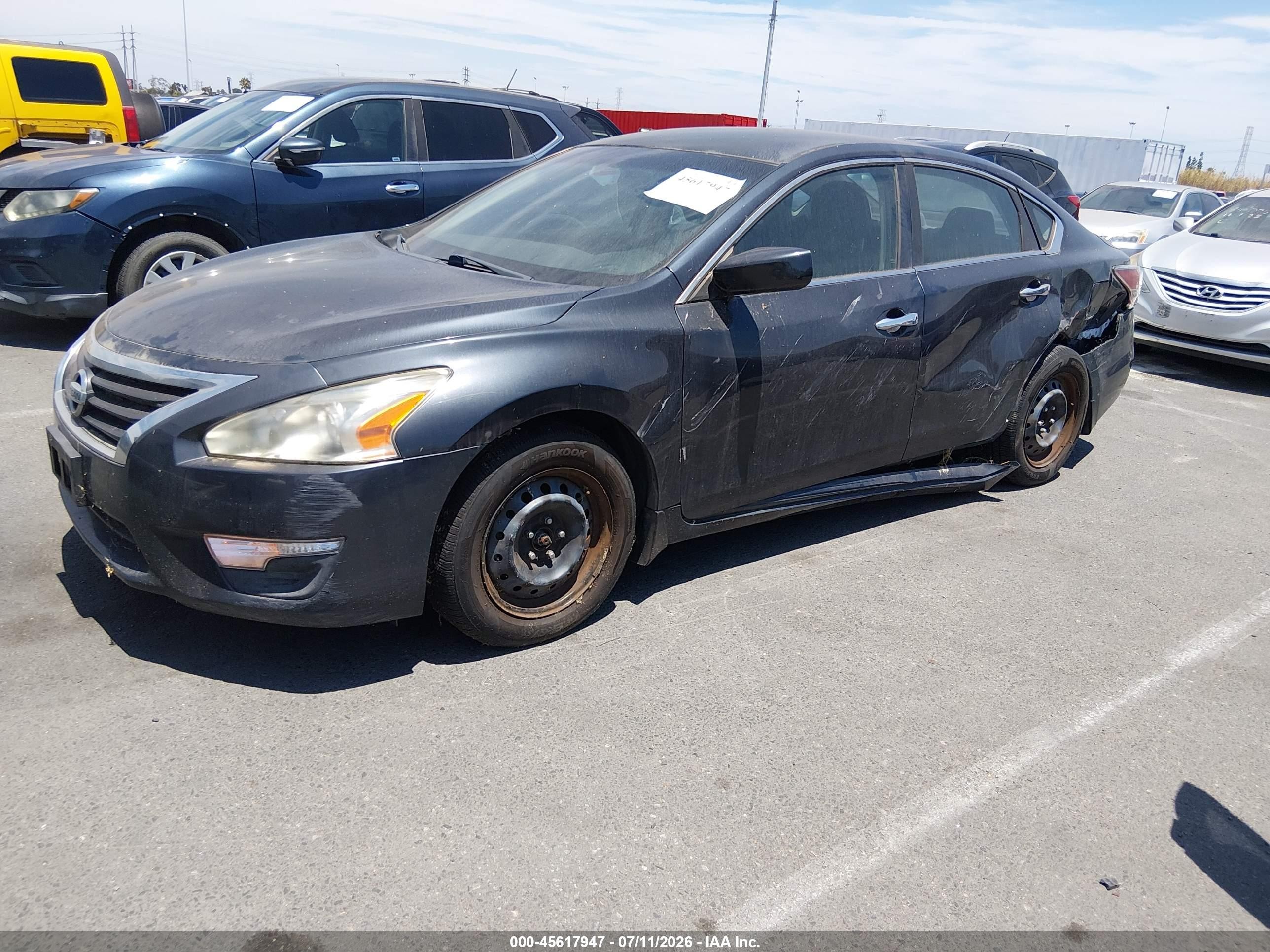2015 Nissan Altima 2.5 S Синий vin: 1N4AL3APXFC104324