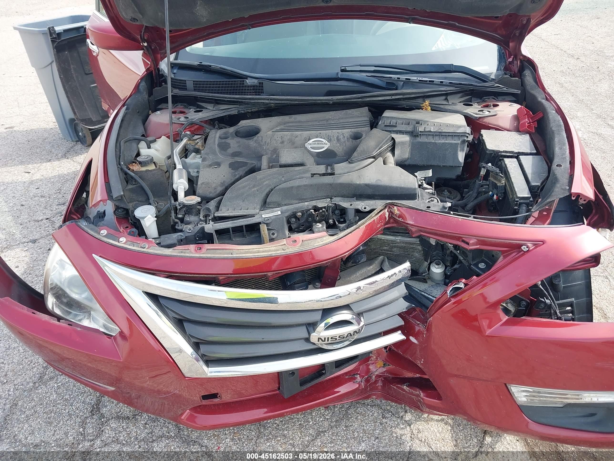 2015 Nissan Altima 2.5 S Red vin: 1N4AL3APXFC105490