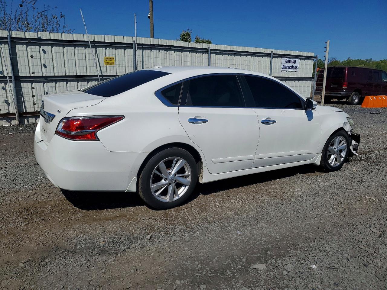 2015 Nissan Altima 2.5 Sl White vin: 1N4AL3APXFC113606