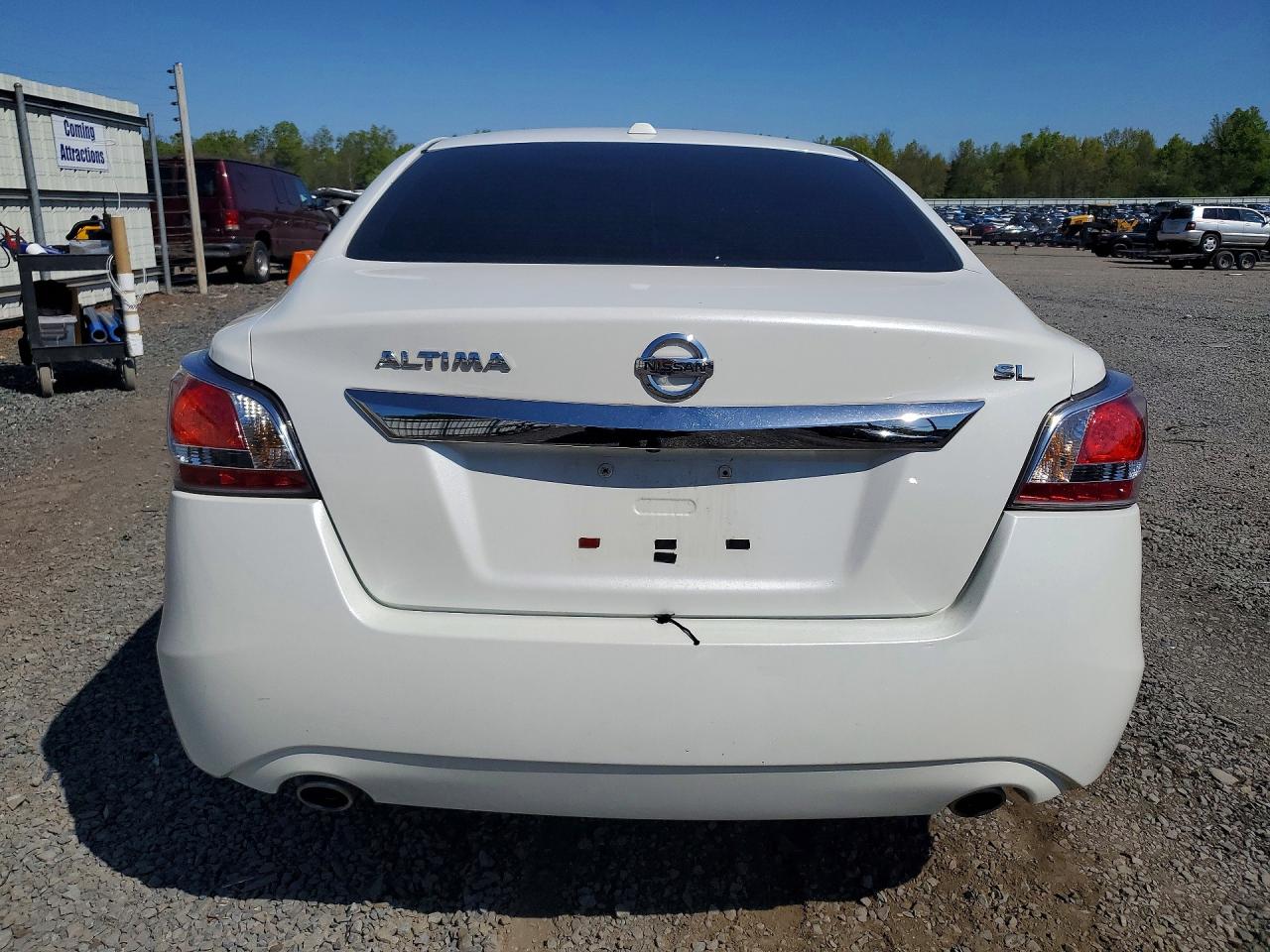 2015 Nissan Altima 2.5 Sl White vin: 1N4AL3APXFC113606