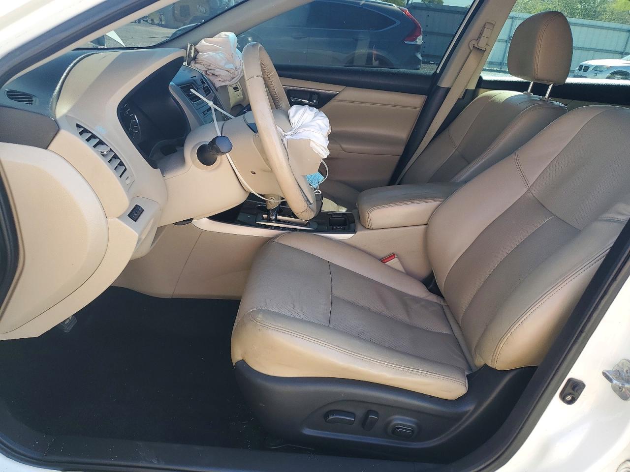 2015 Nissan Altima 2.5 Sl White vin: 1N4AL3APXFC113606