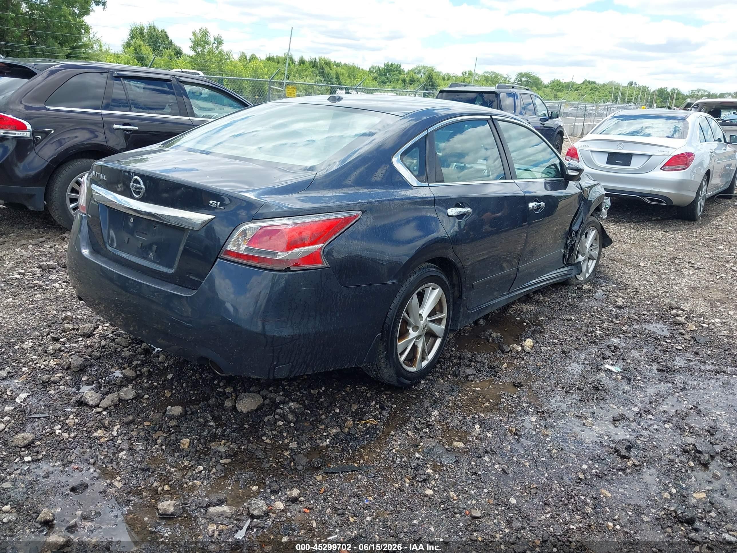 2015 Nissan Altima 2.5 Sl Black vin: 1N4AL3APXFC117848