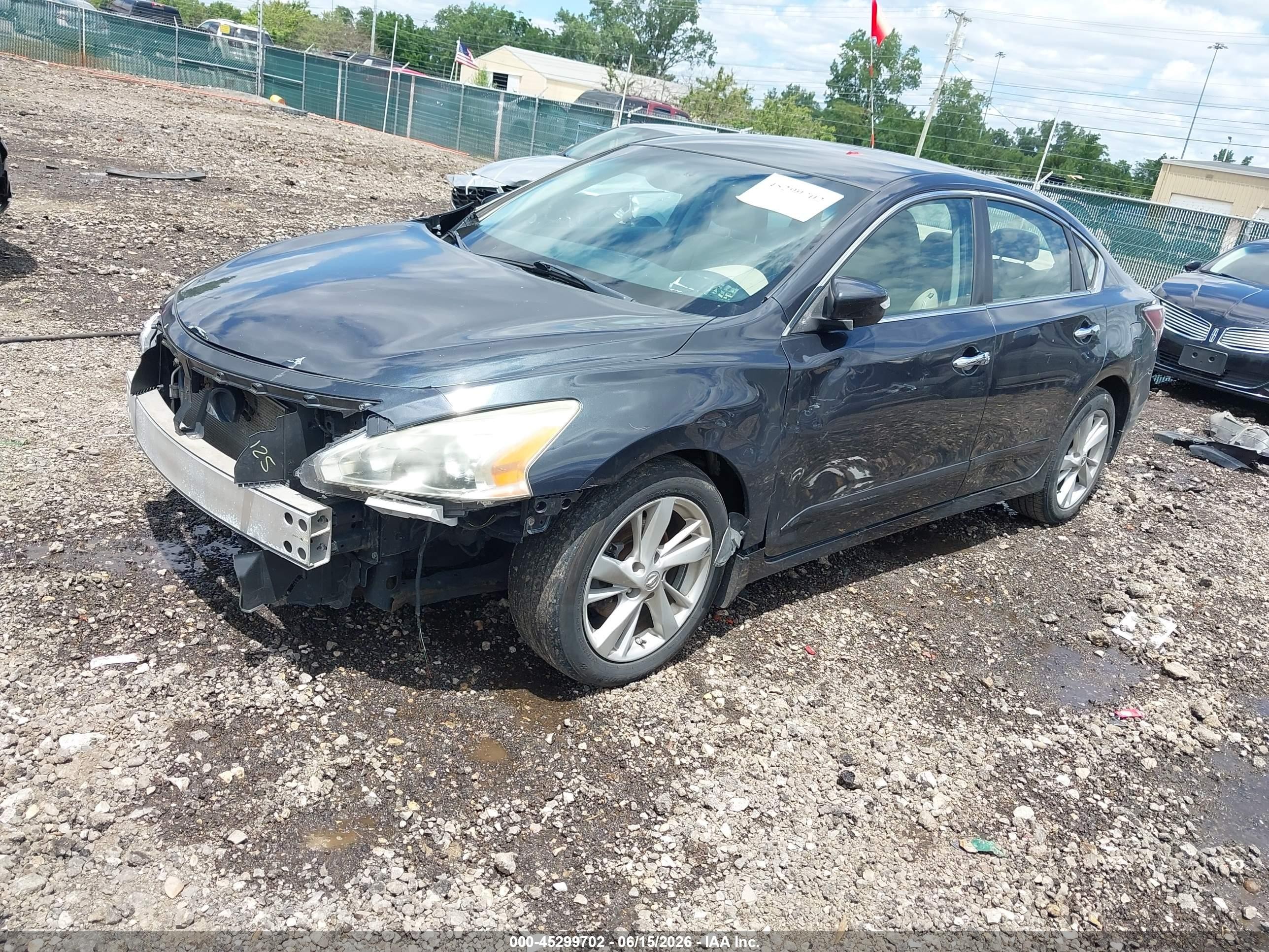 2015 Nissan Altima 2.5 Sl Black vin: 1N4AL3APXFC117848