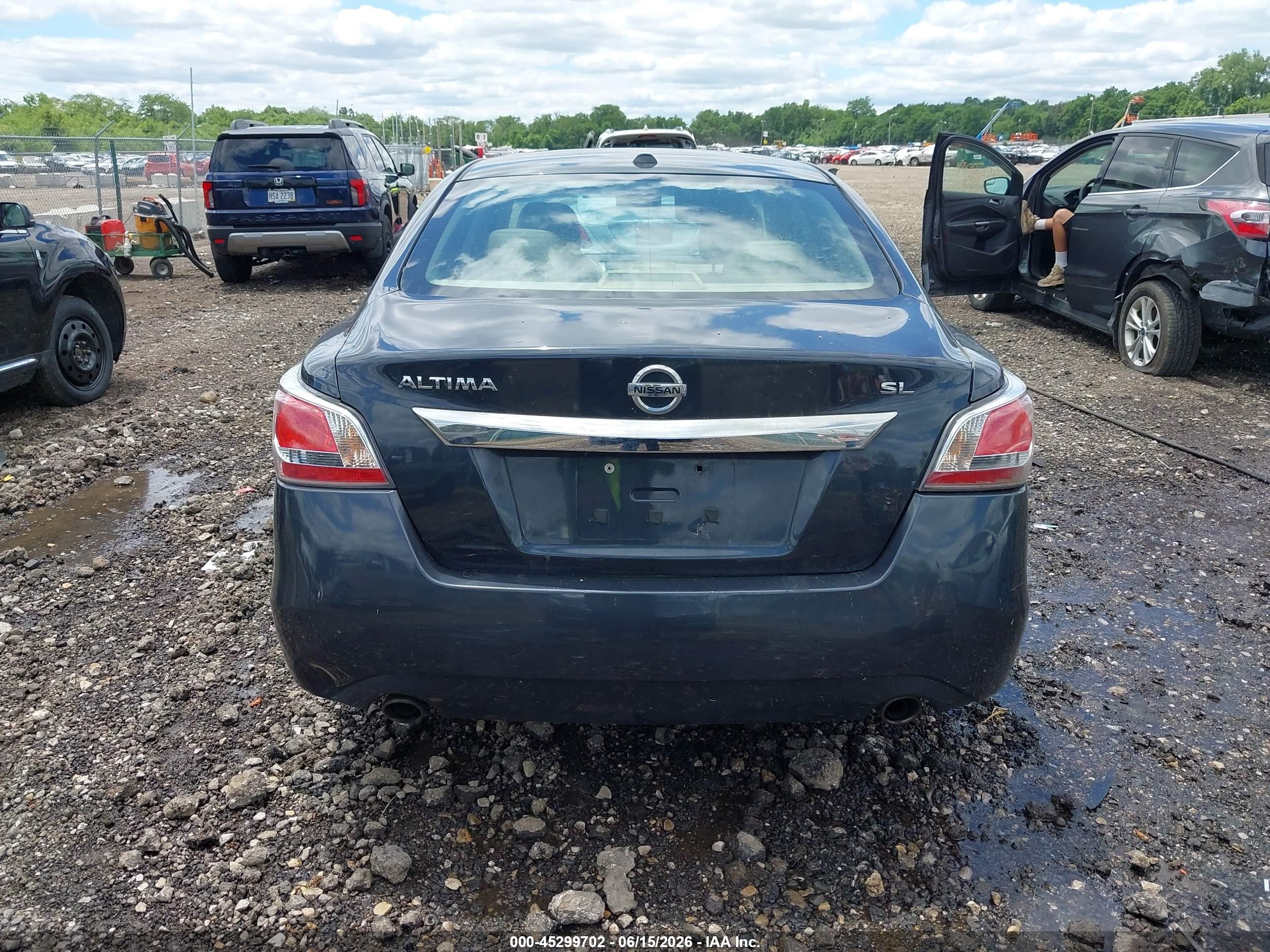 2015 Nissan Altima 2.5 Sl Black vin: 1N4AL3APXFC117848