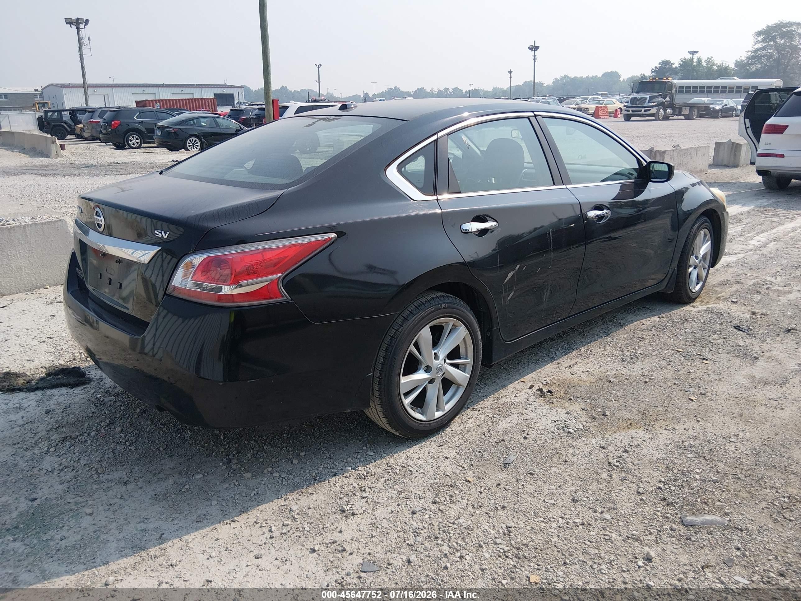 2015 Nissan Altima 2.5 Sv Black vin: 1N4AL3APXFC119163