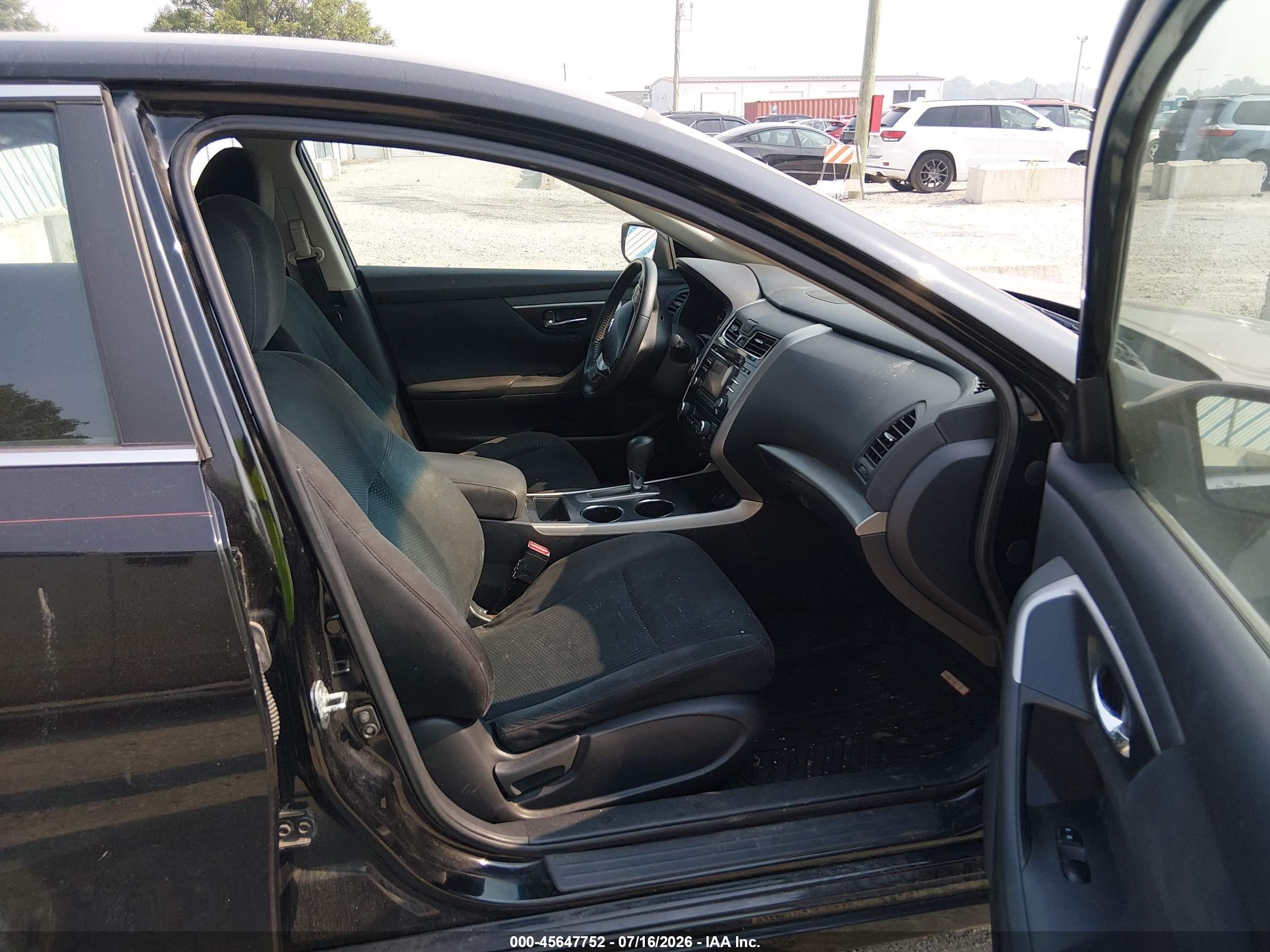2015 Nissan Altima 2.5 Sv Black vin: 1N4AL3APXFC119163