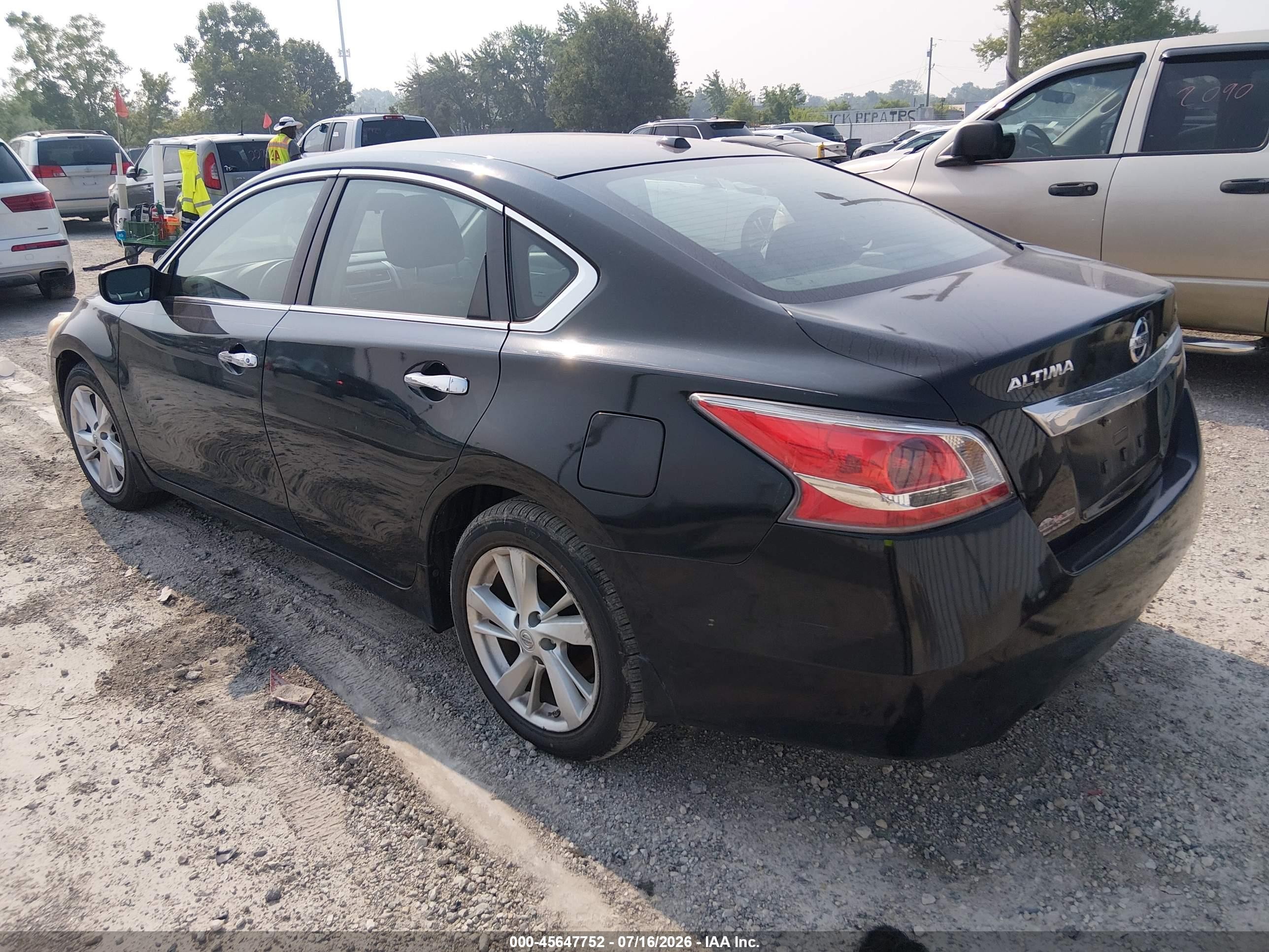 2015 Nissan Altima 2.5 Sv Black vin: 1N4AL3APXFC119163