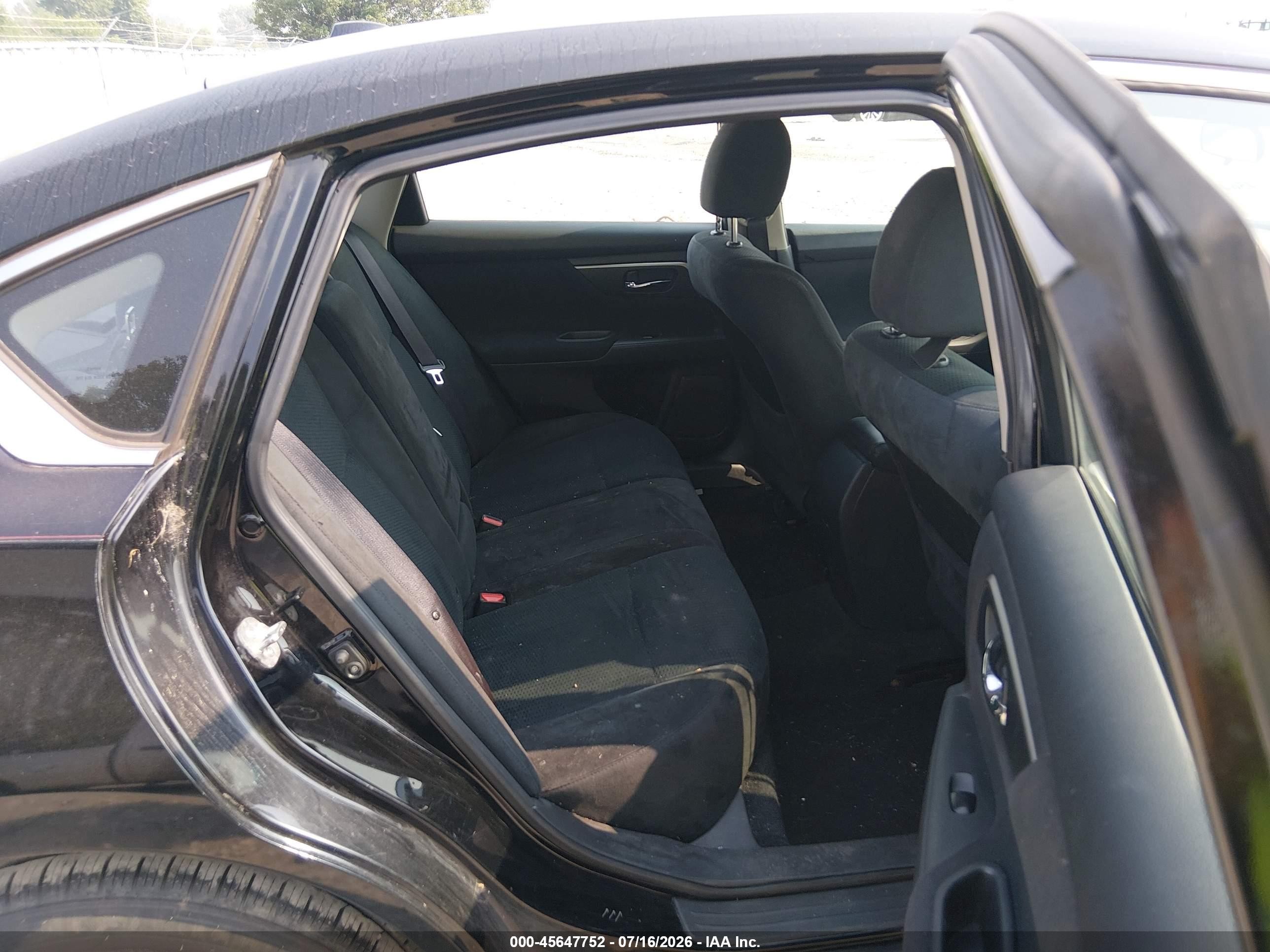 2015 Nissan Altima 2.5 Sv Black vin: 1N4AL3APXFC119163
