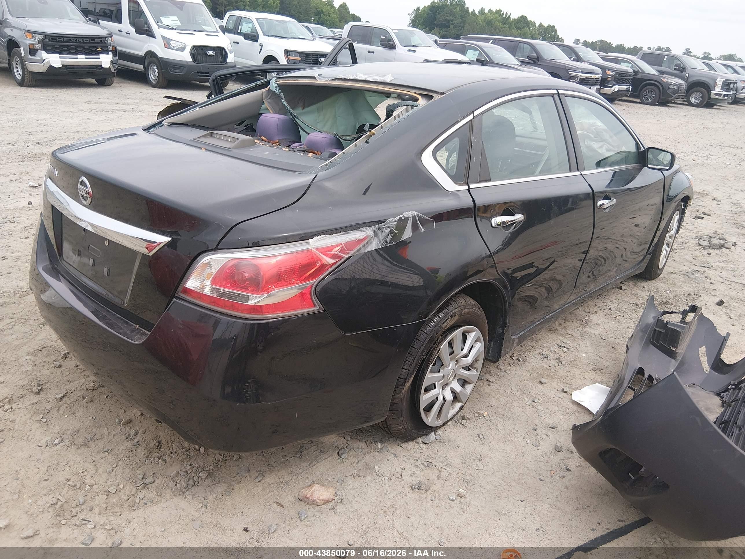 2015 Nissan Altima 2.5 Черный vin: 1N4AL3APXFC120068