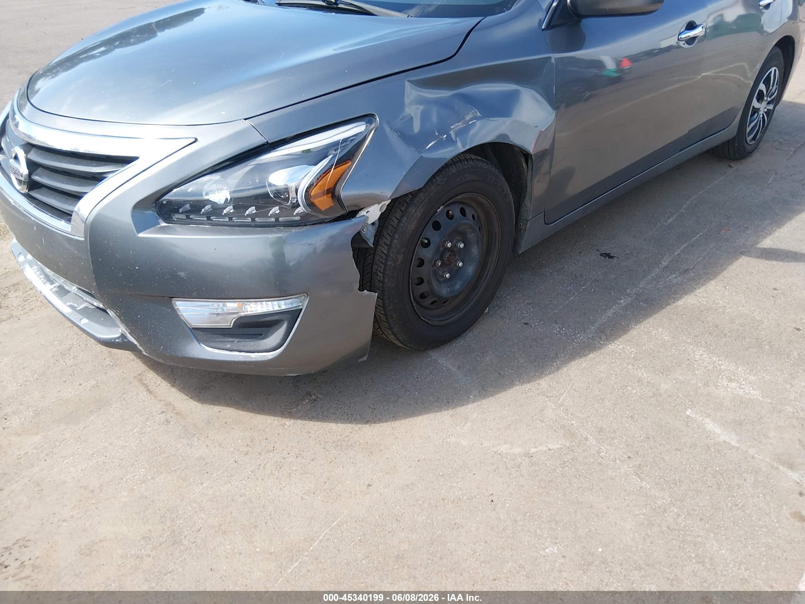 2015 Nissan Altima 2.5 S Gray vin: 1N4AL3APXFC126503