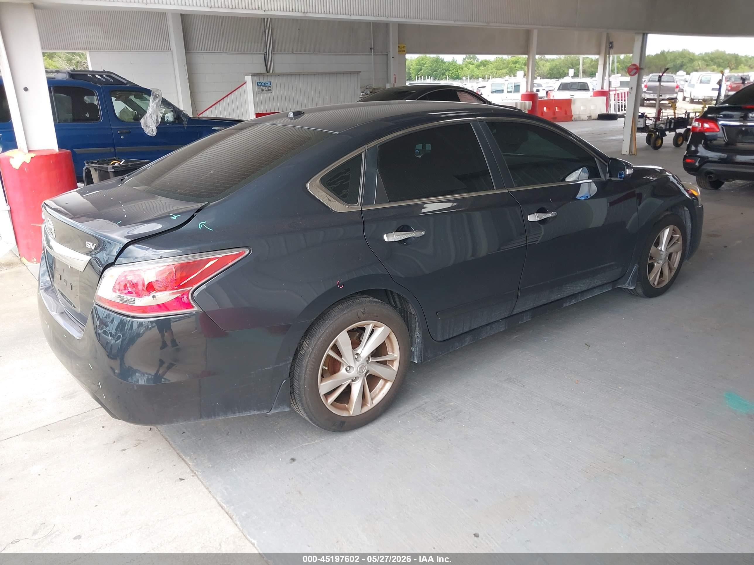 2015 Nissan Altima 2.5 Sv Black vin: 1N4AL3APXFC145438