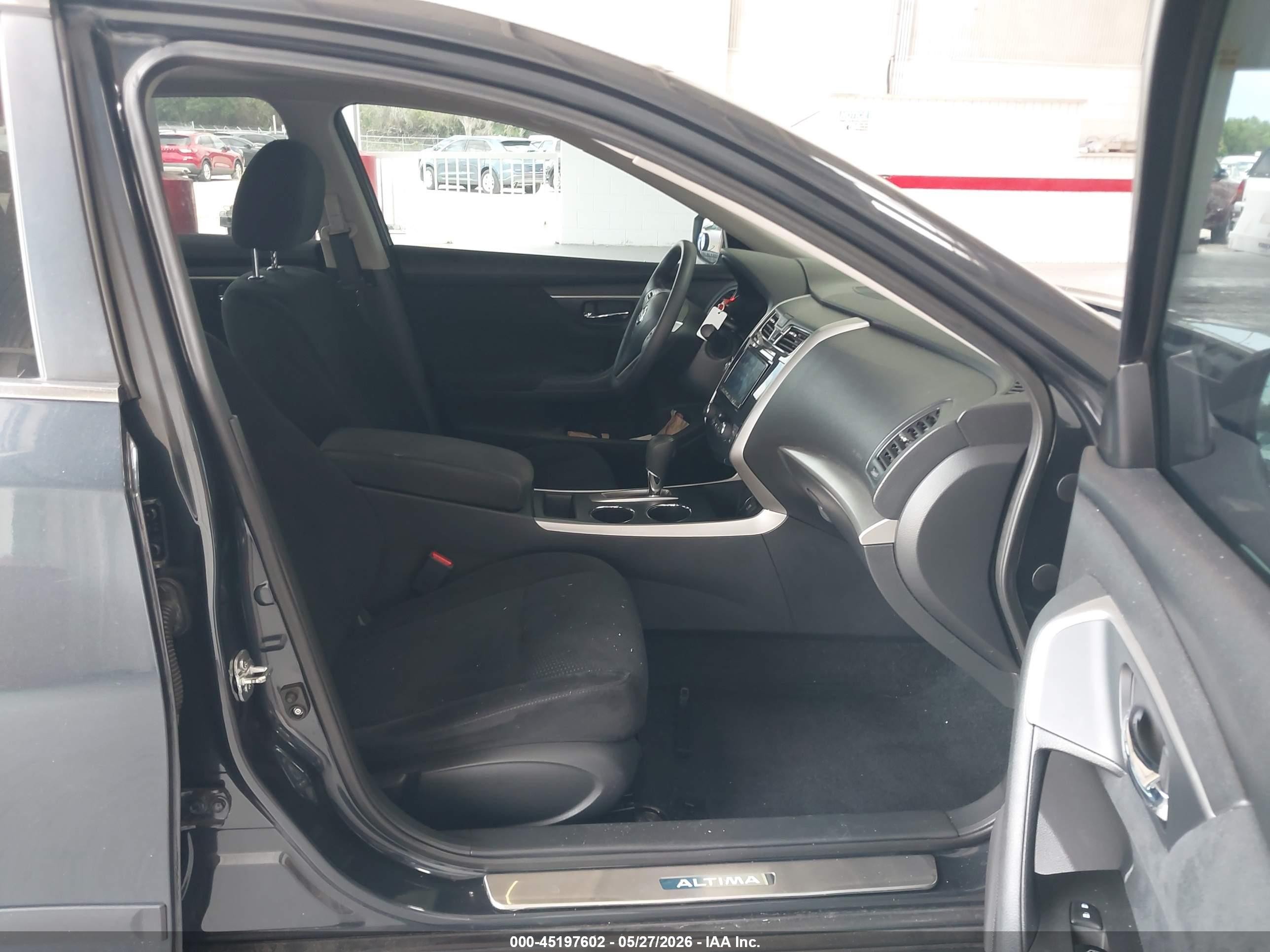 2015 Nissan Altima 2.5 Sv Black vin: 1N4AL3APXFC145438