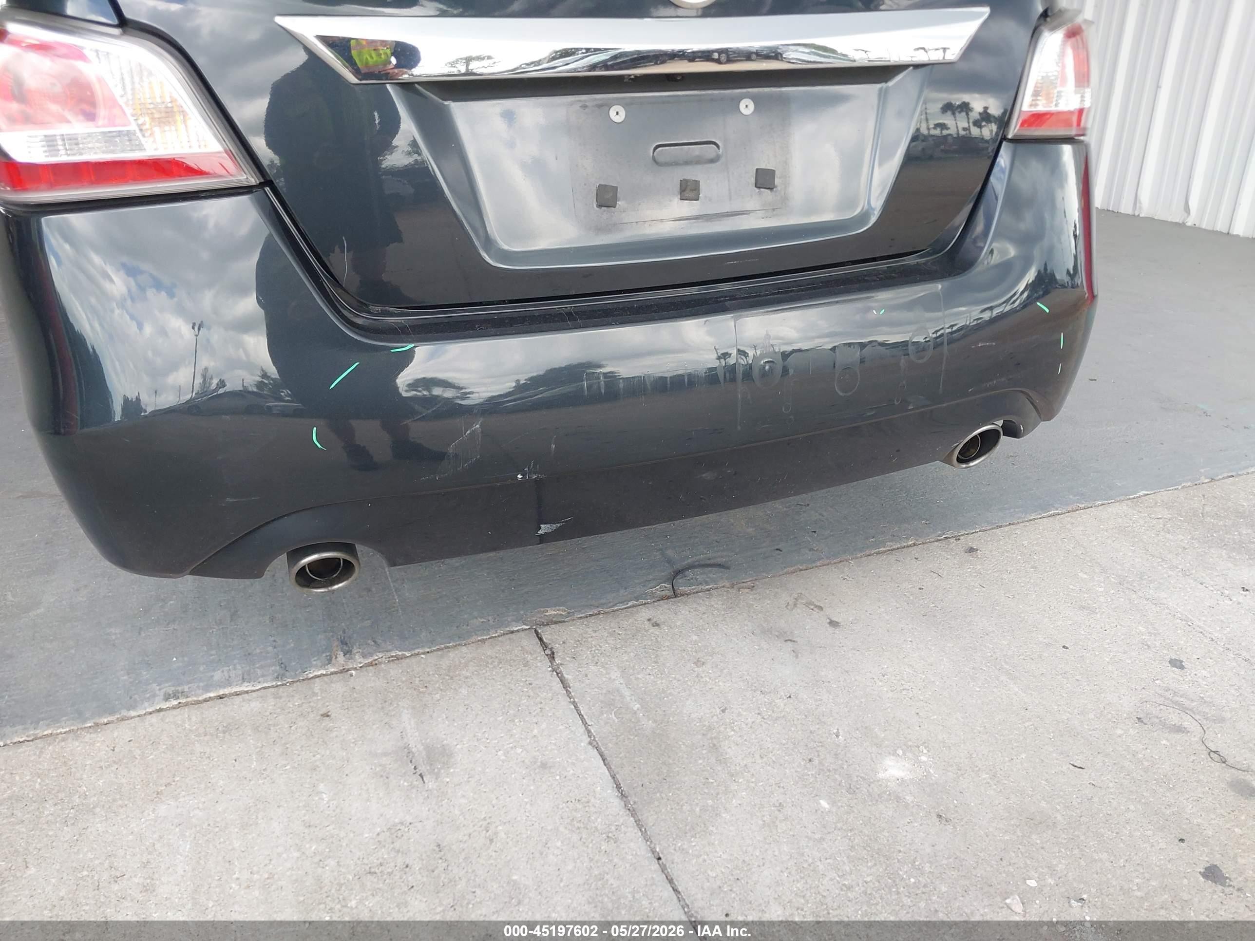 2015 Nissan Altima 2.5 Sv Black vin: 1N4AL3APXFC145438
