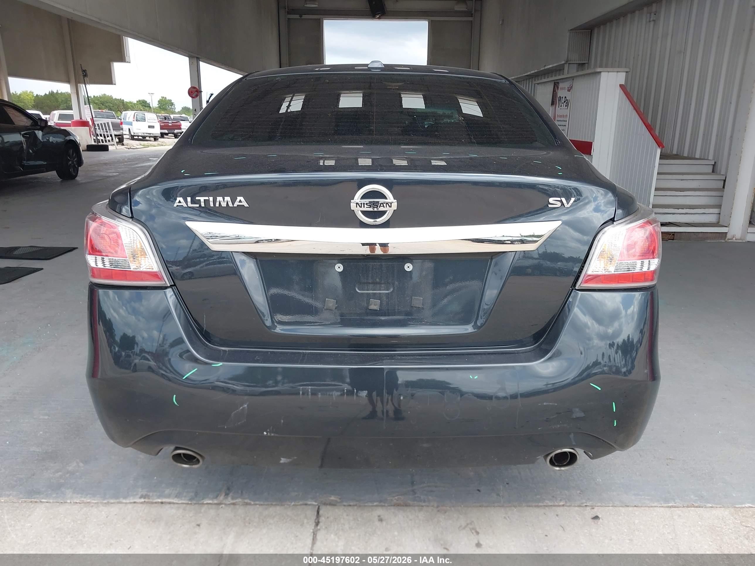 2015 Nissan Altima 2.5 Sv Black vin: 1N4AL3APXFC145438