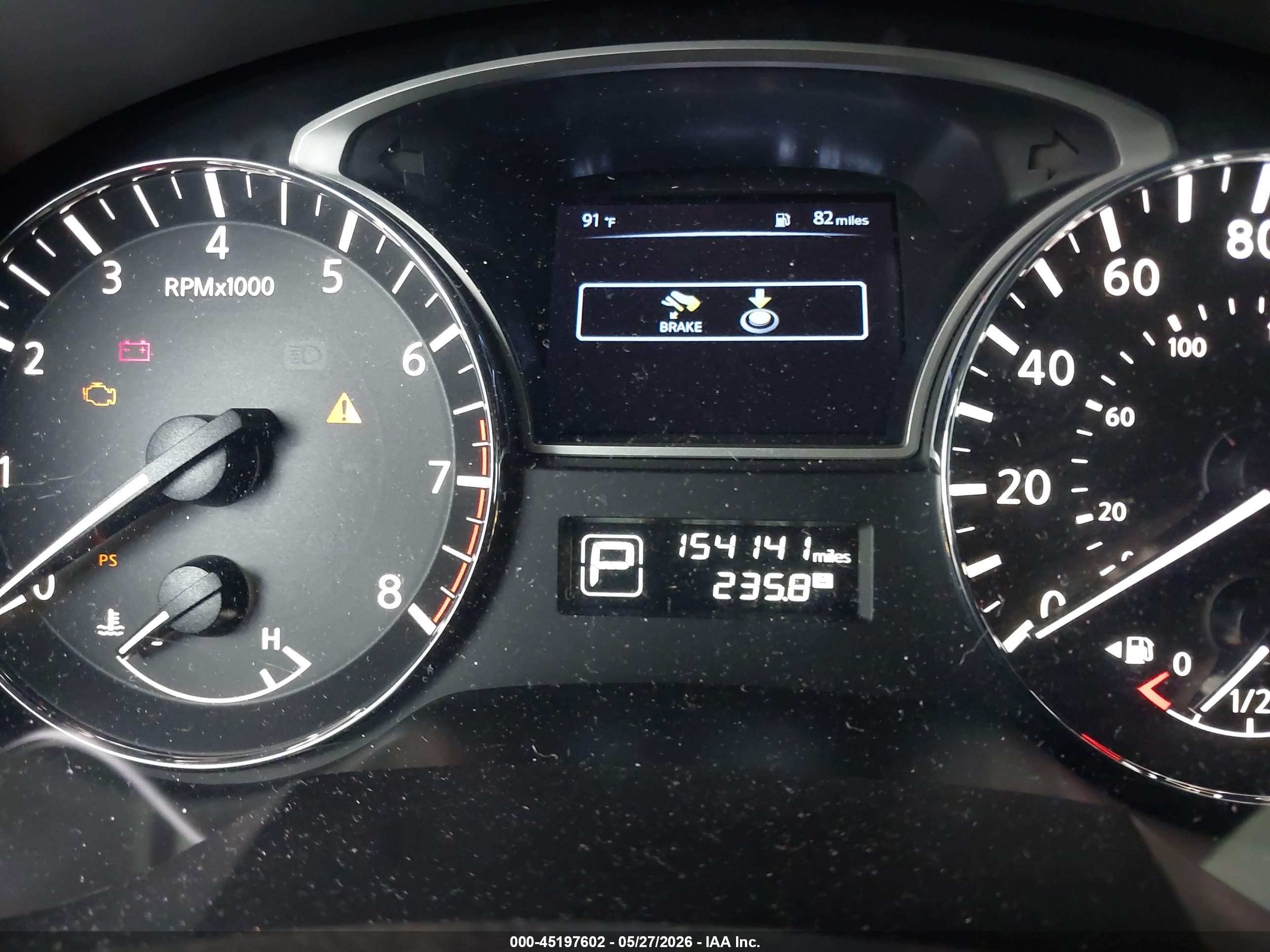 2015 Nissan Altima 2.5 Sv Black vin: 1N4AL3APXFC145438