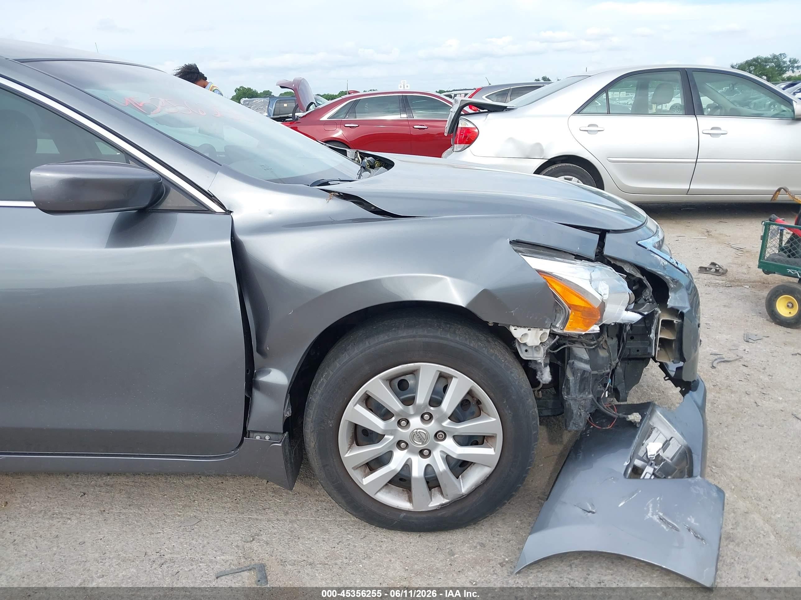 2015 Nissan Altima 2.5 S Gray vin: 1N4AL3APXFC148078