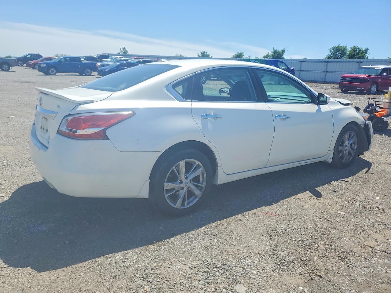 2015 Nissan Altima 2.5 Sl White vin: 1N4AL3APXFC157363