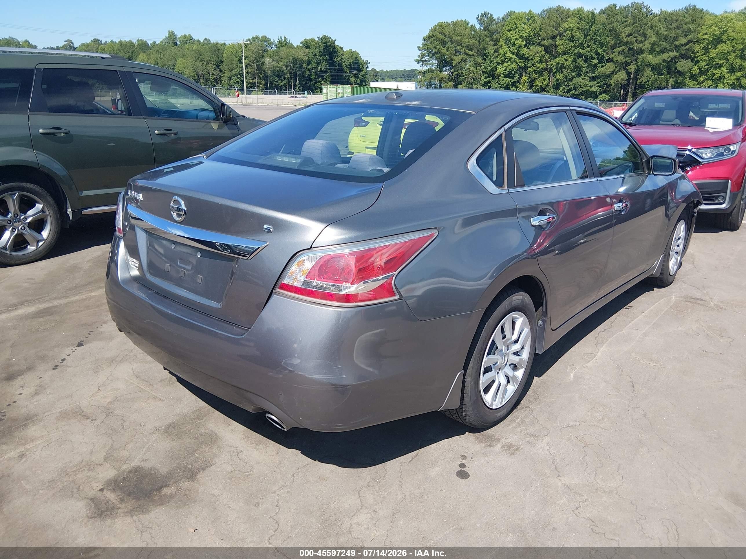 2015 Nissan Altima 2.5 S Gray vin: 1N4AL3APXFC165379