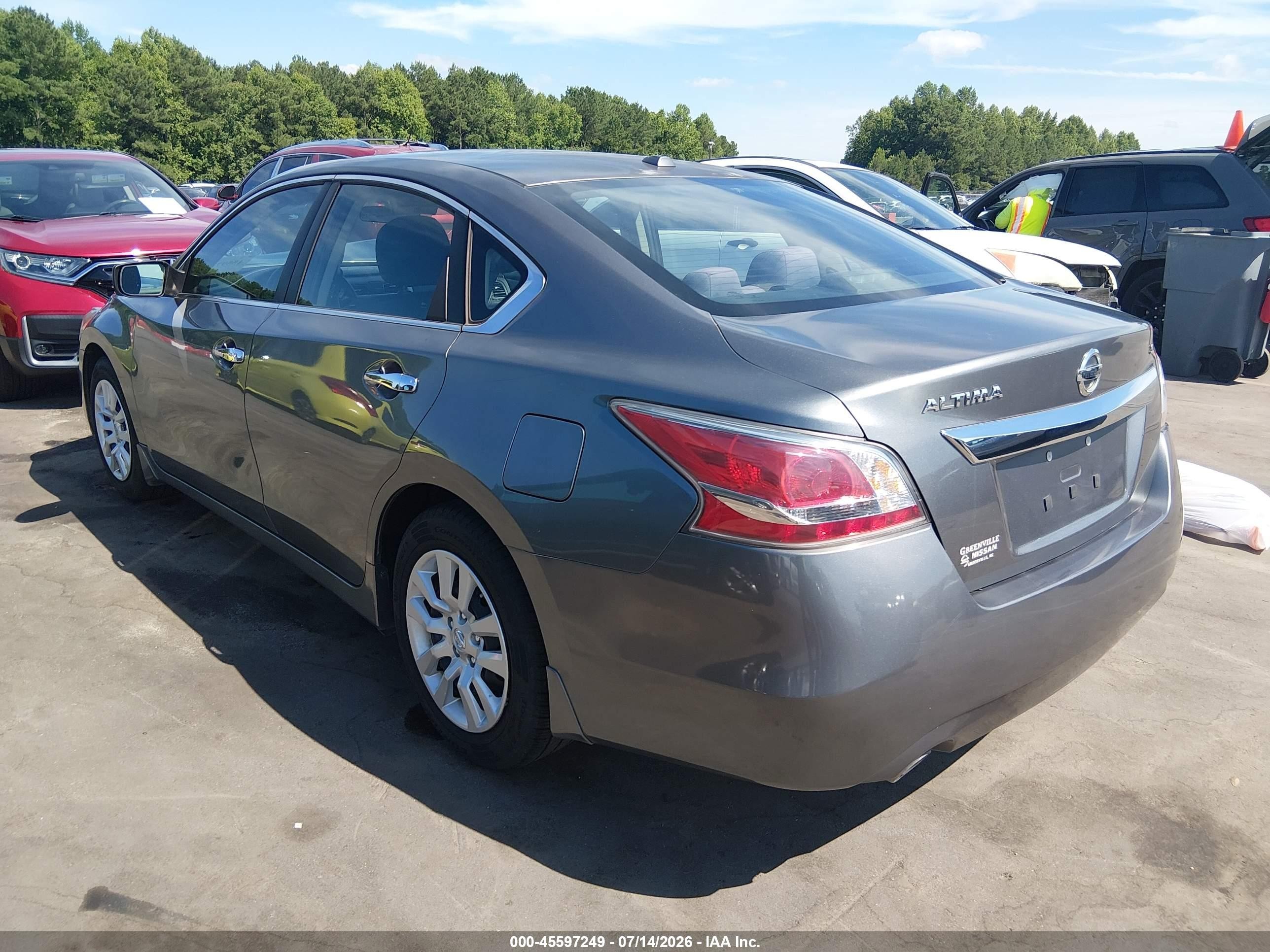 2015 Nissan Altima 2.5 S Gray vin: 1N4AL3APXFC165379