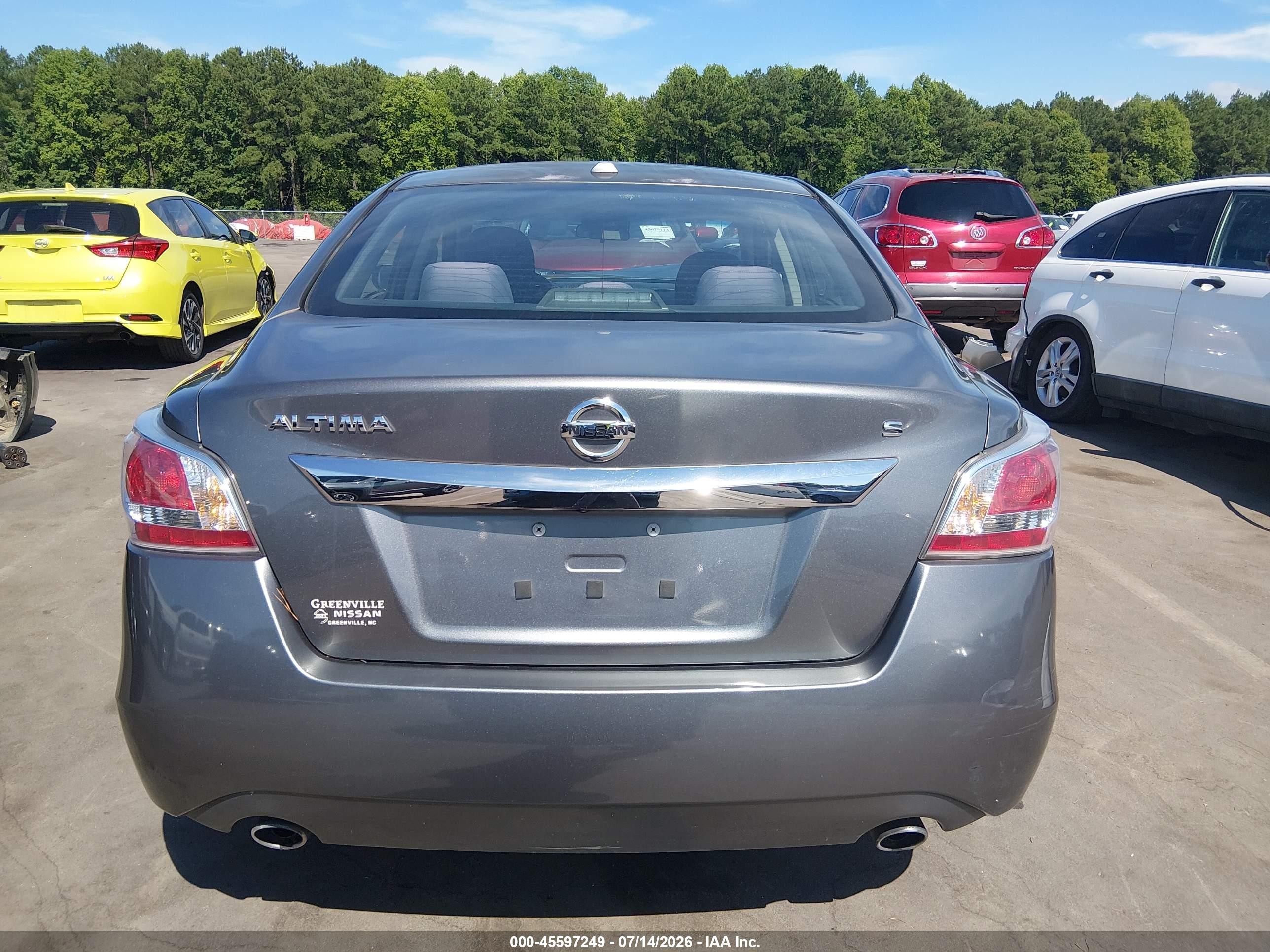 2015 Nissan Altima 2.5 S Gray vin: 1N4AL3APXFC165379