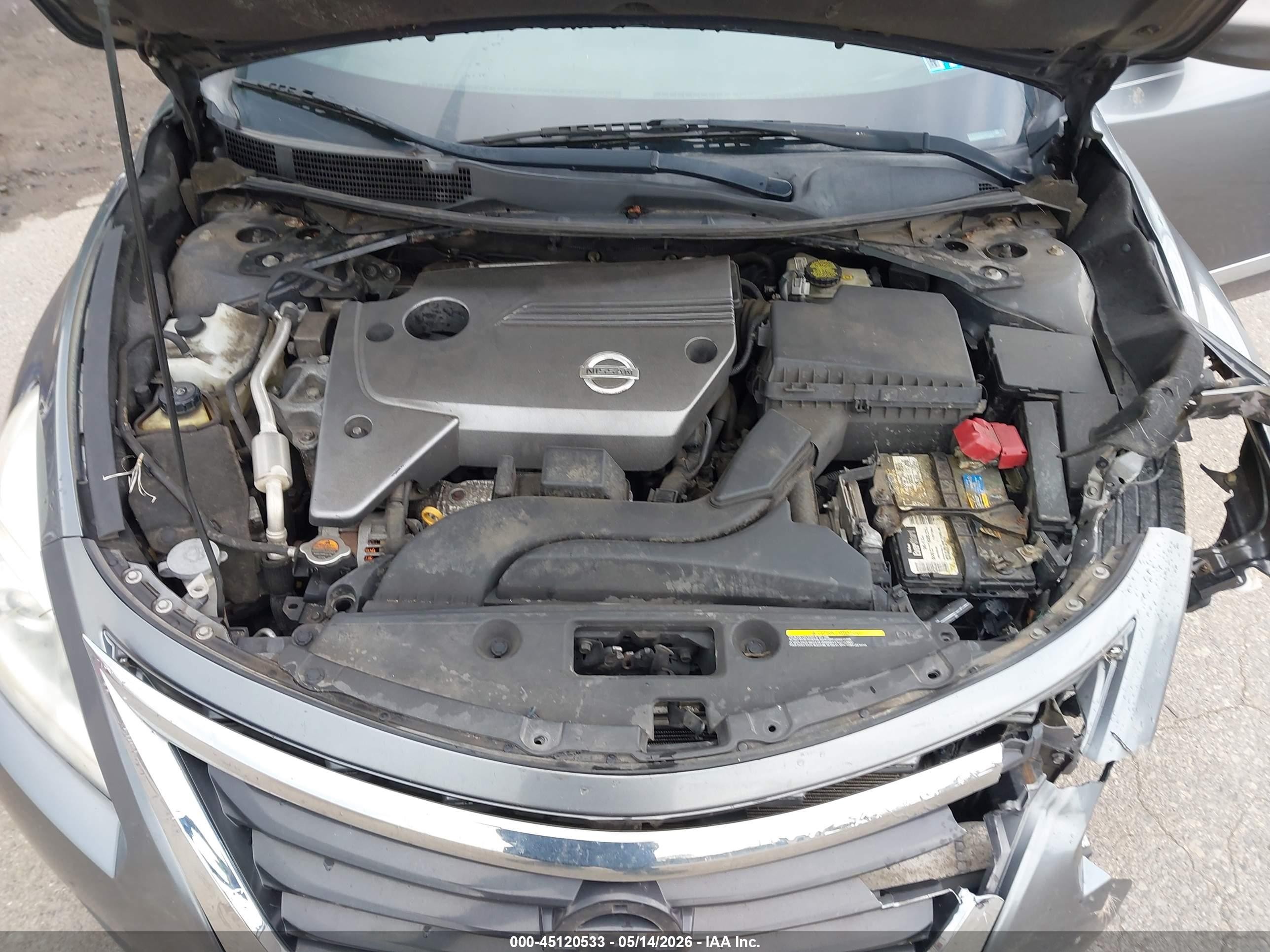 2015 Nissan Altima 2.5 S Серый vin: 1N4AL3APXFC171683