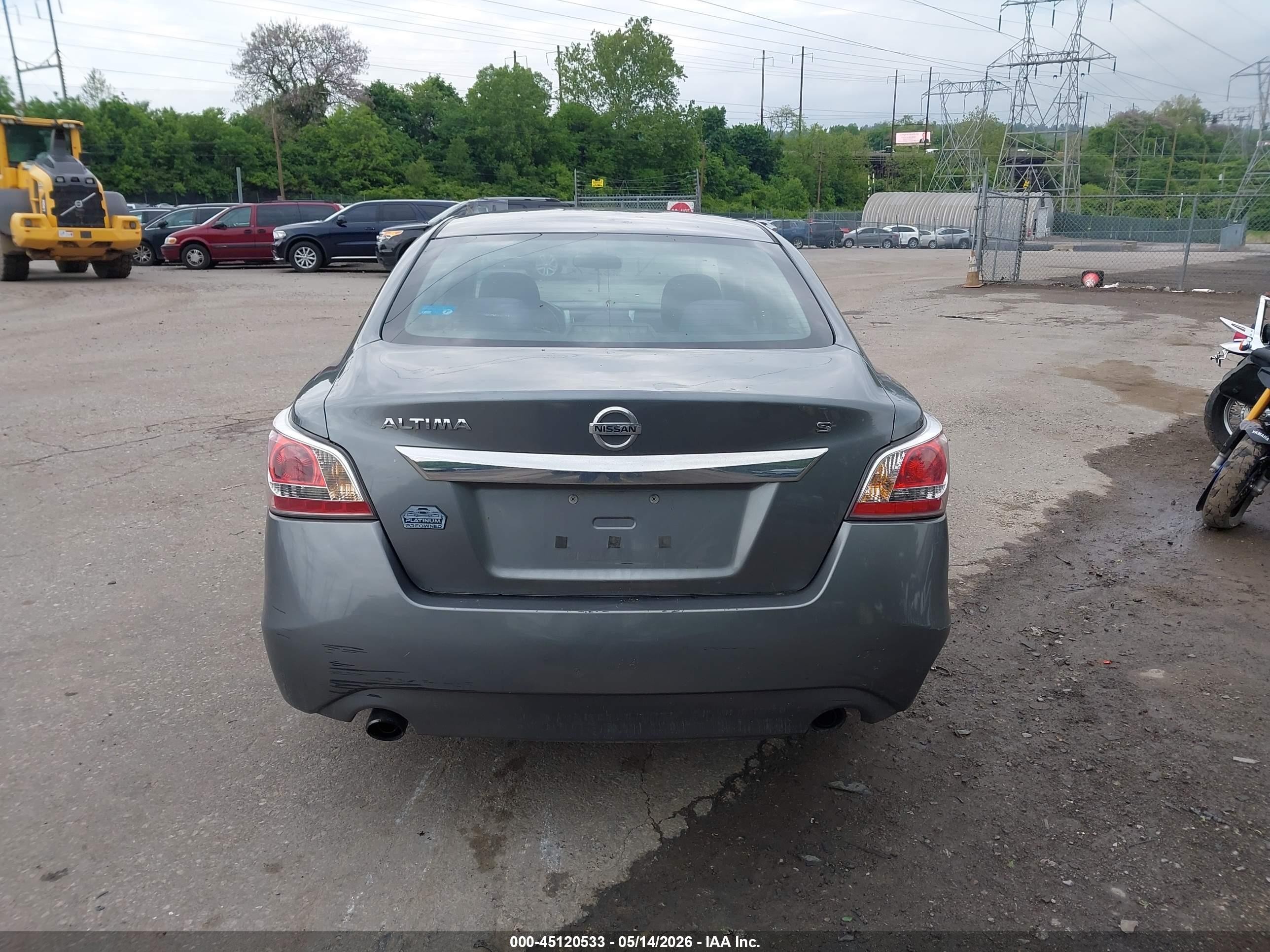2015 Nissan Altima 2.5 S Серый vin: 1N4AL3APXFC171683