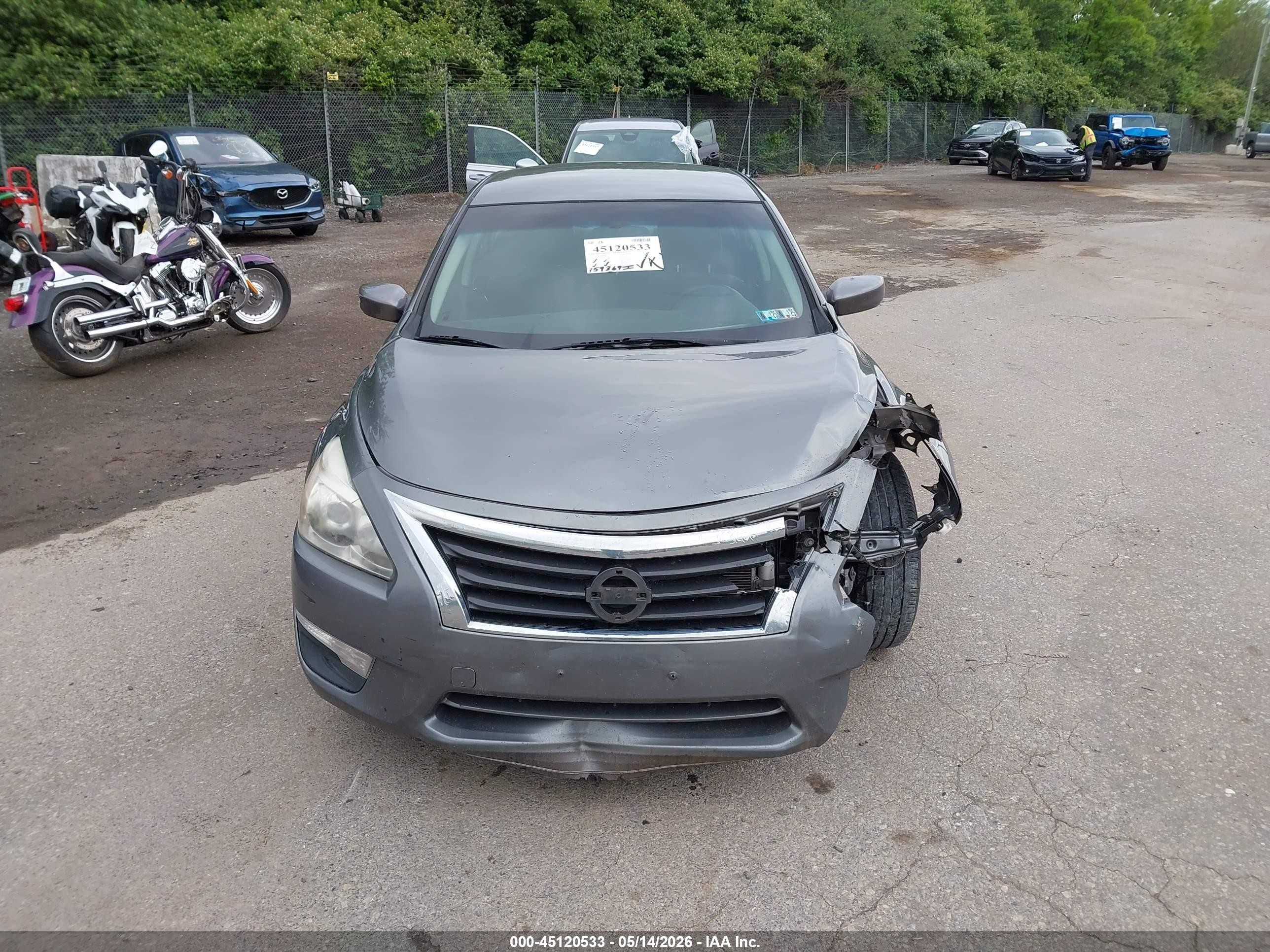 2015 Nissan Altima 2.5 S Серый vin: 1N4AL3APXFC171683