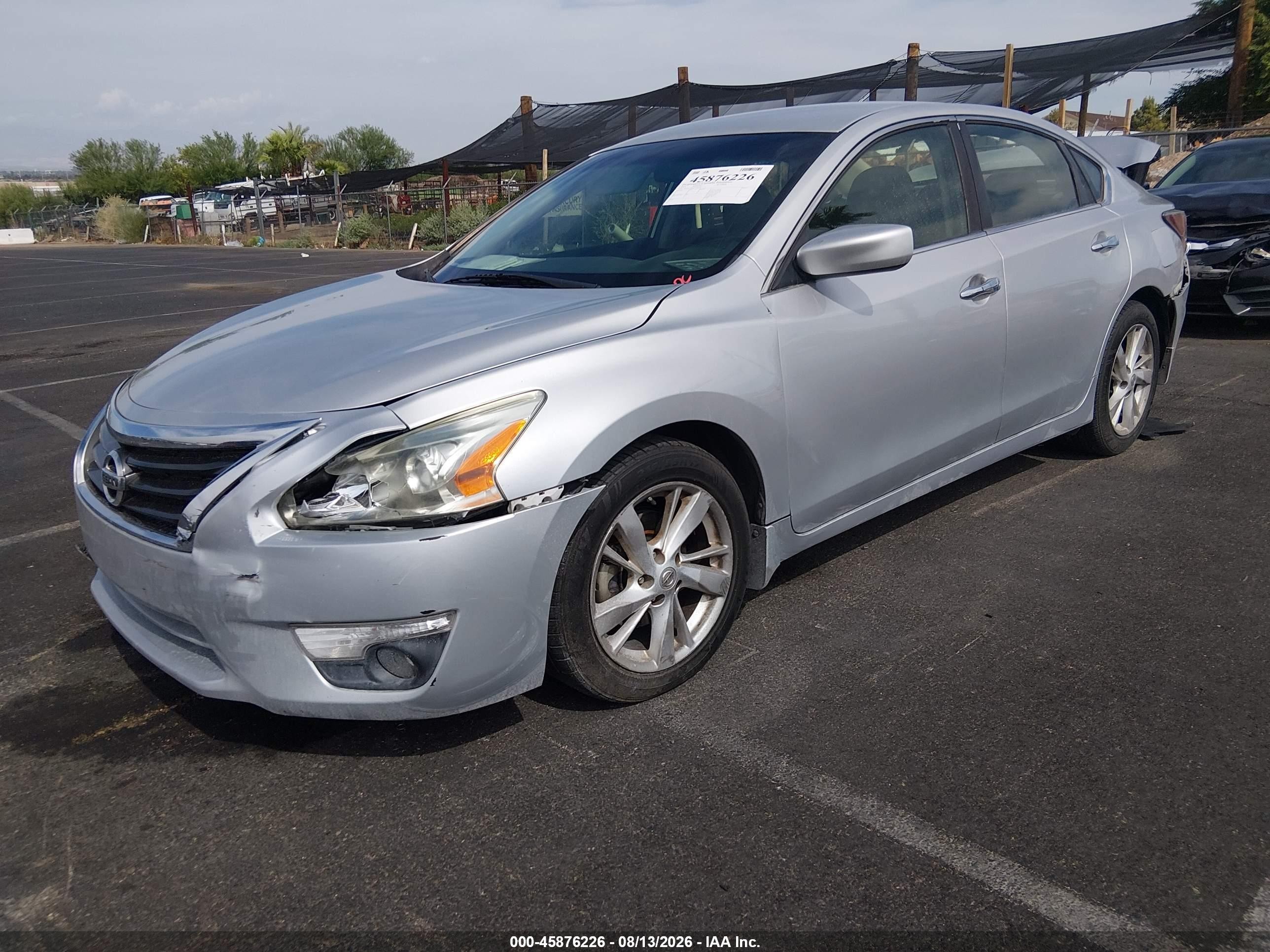 2015 Nissan Altima 2.5 Sv Silver vin: 1N4AL3APXFC185020
