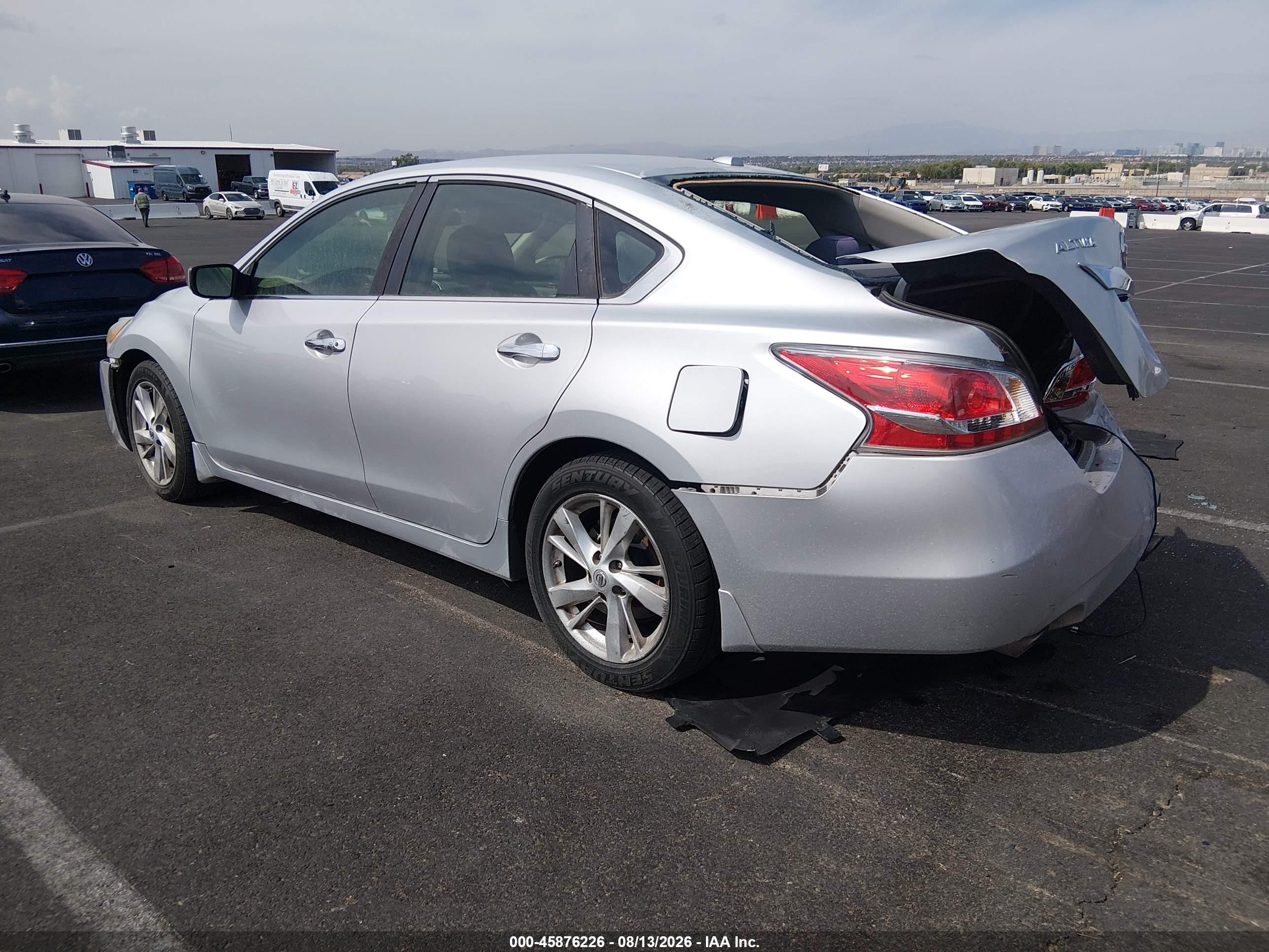 2015 Nissan Altima 2.5 Sv Silver vin: 1N4AL3APXFC185020
