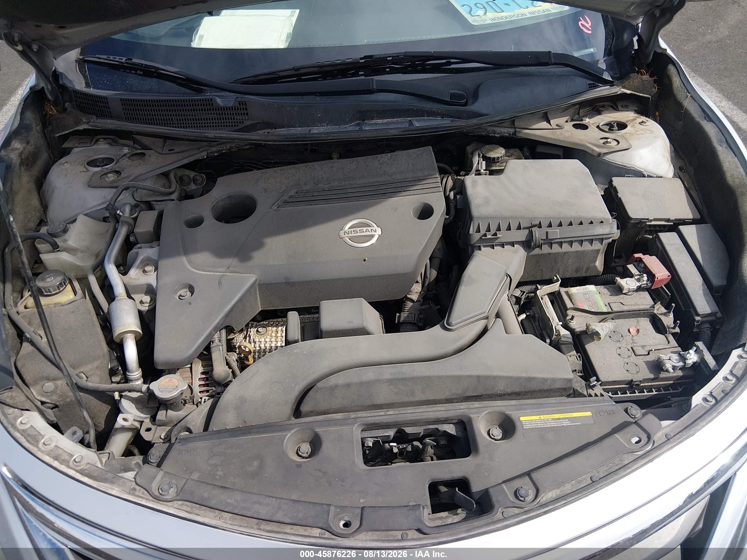 2015 Nissan Altima 2.5 Sv Silver vin: 1N4AL3APXFC185020
