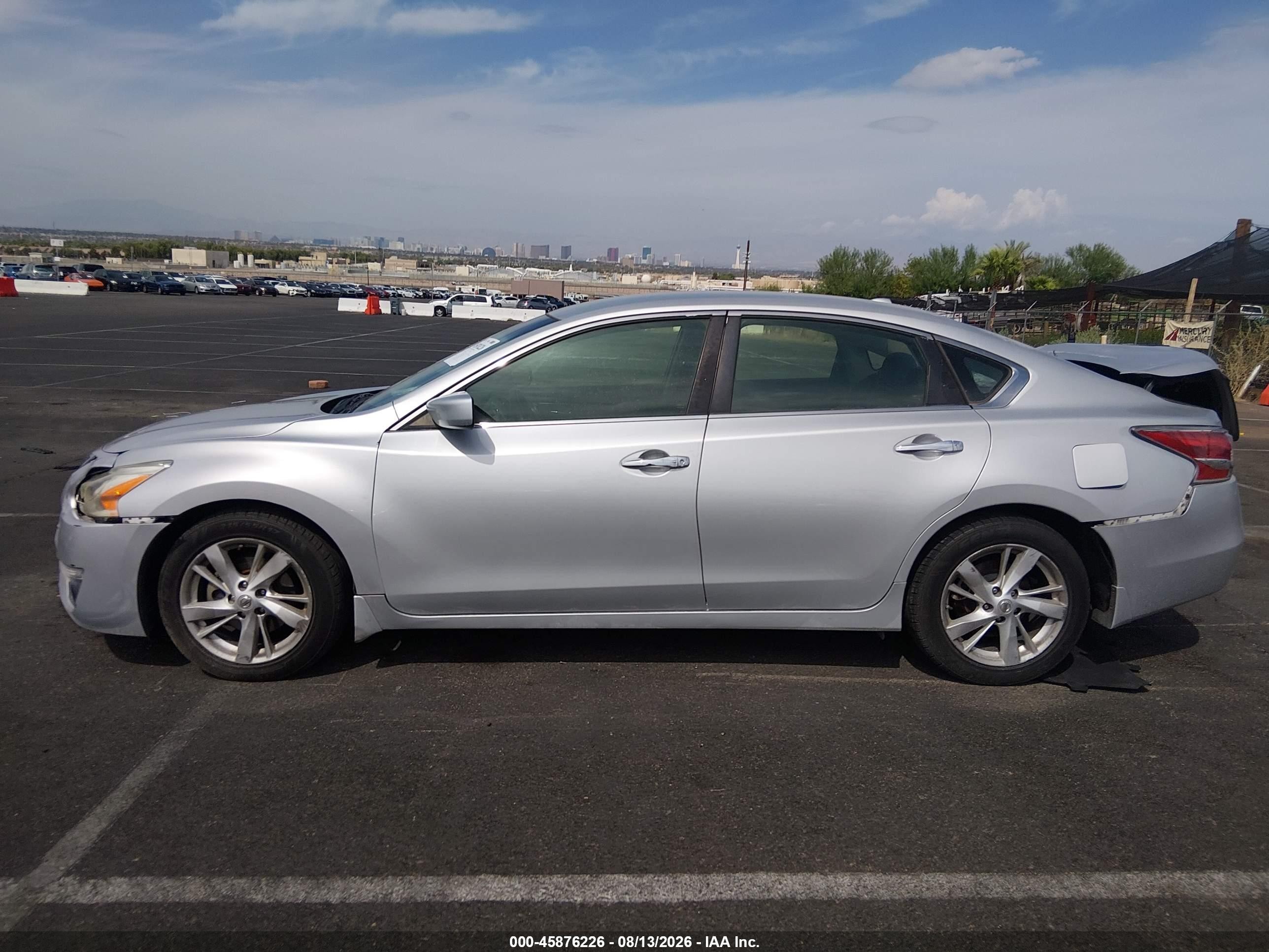 2015 Nissan Altima 2.5 Sv Silver vin: 1N4AL3APXFC185020