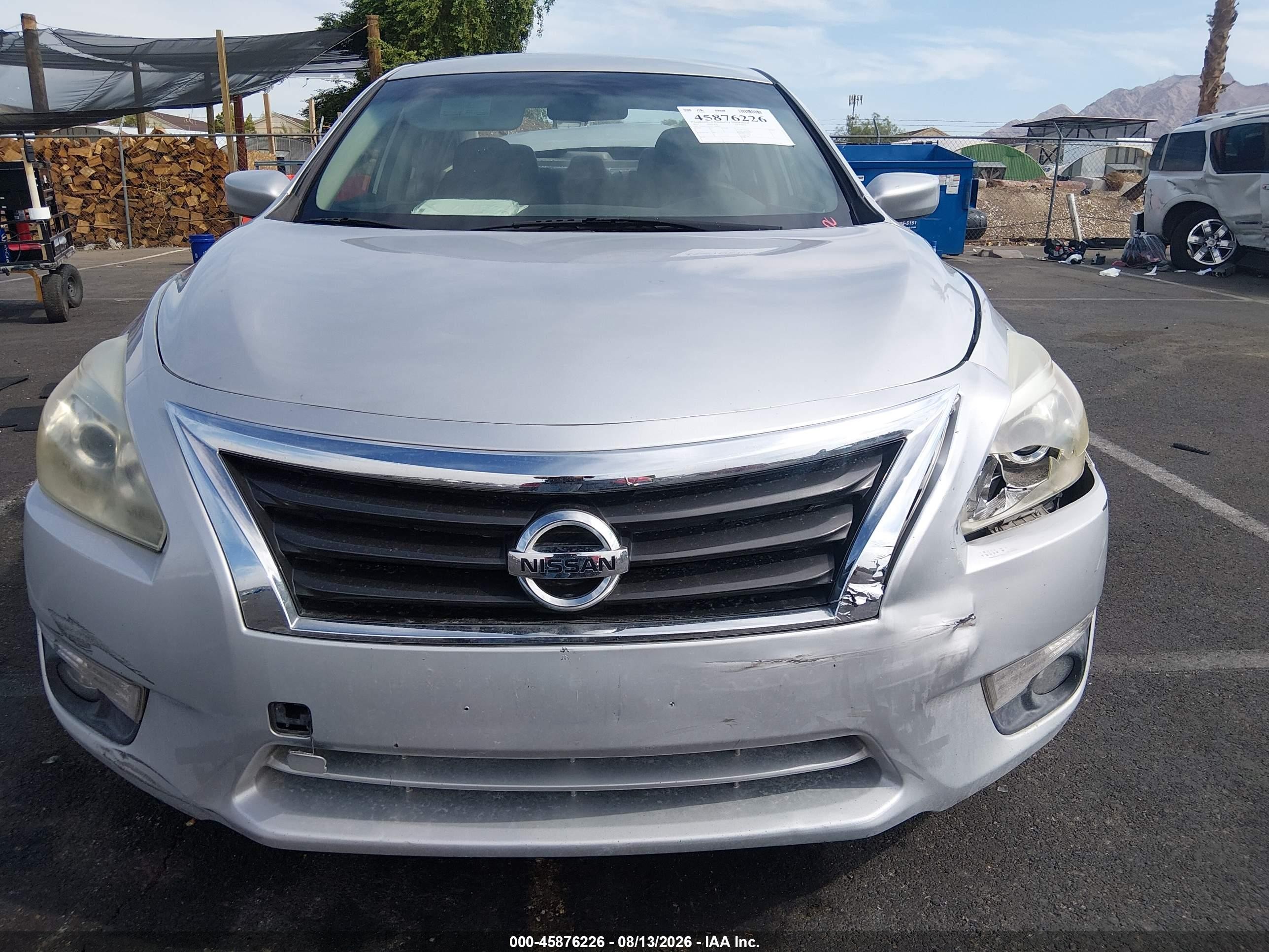 2015 Nissan Altima 2.5 Sv Silver vin: 1N4AL3APXFC185020