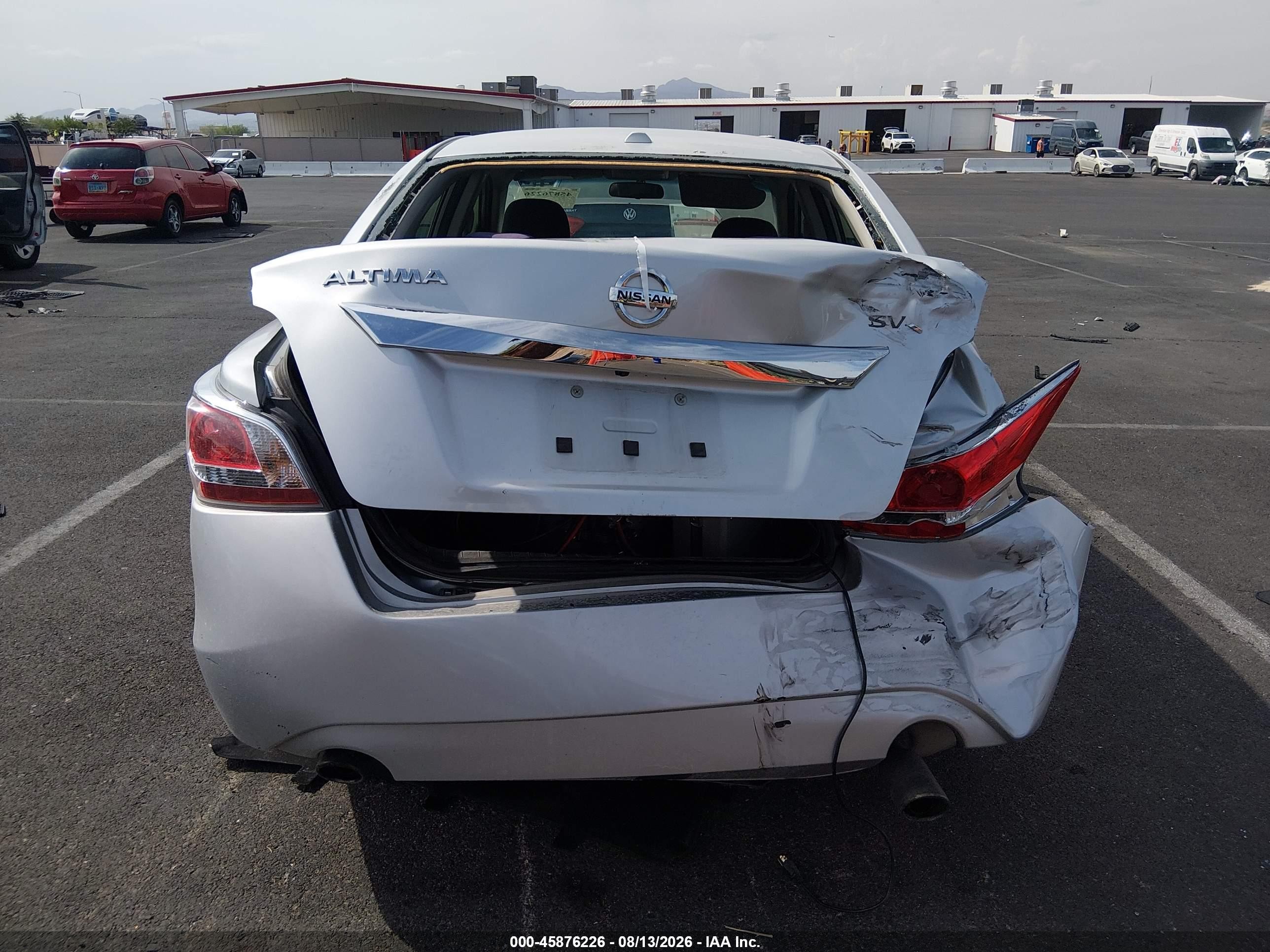 2015 Nissan Altima 2.5 Sv Silver vin: 1N4AL3APXFC185020