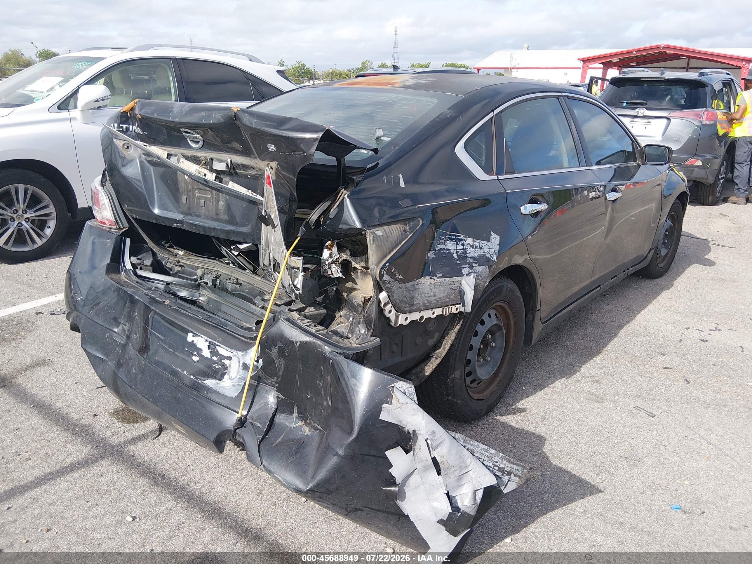 2015 Nissan Altima 2.5 S Black vin: 1N4AL3APXFC186040