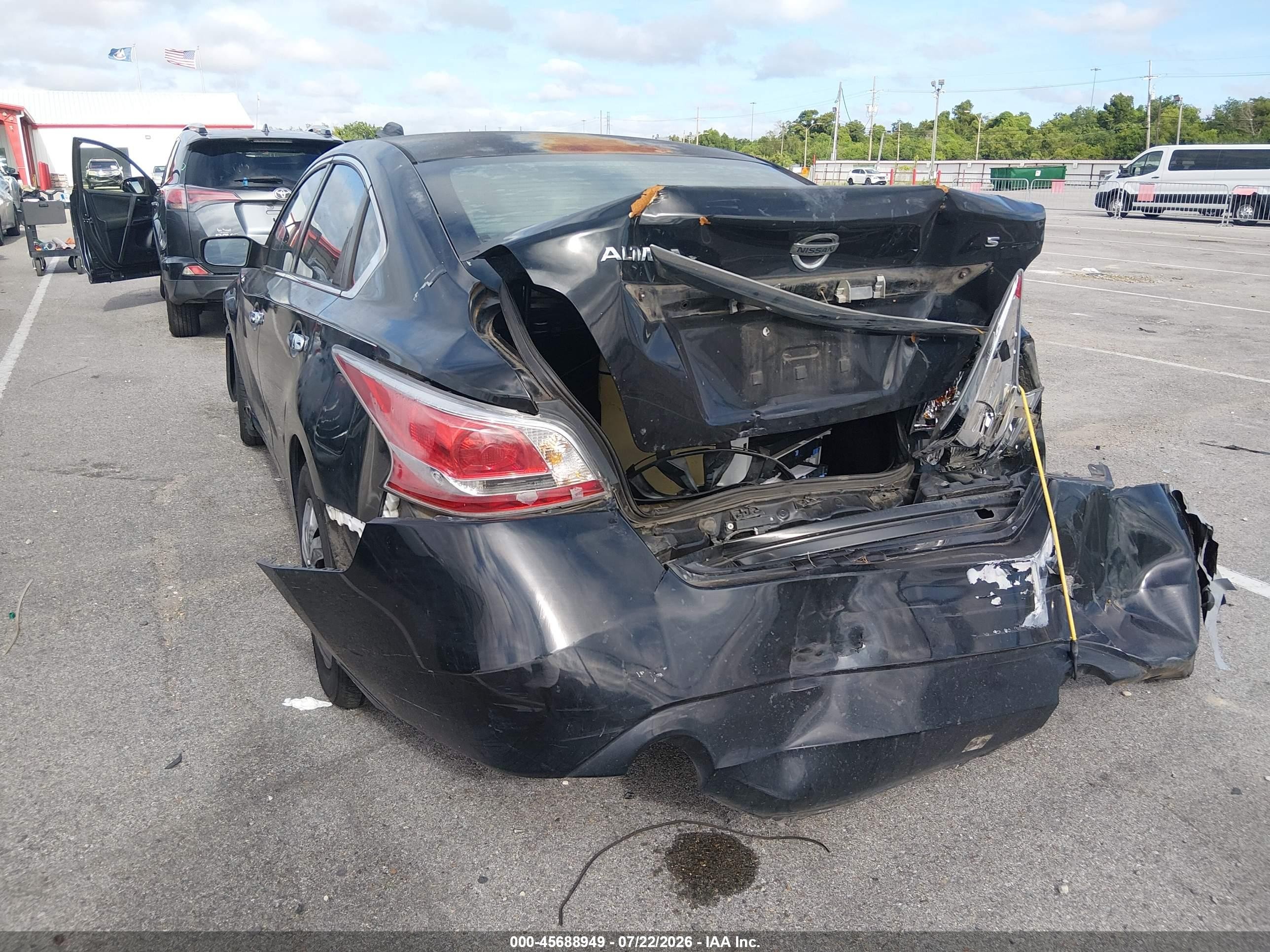 2015 Nissan Altima 2.5 S Black vin: 1N4AL3APXFC186040