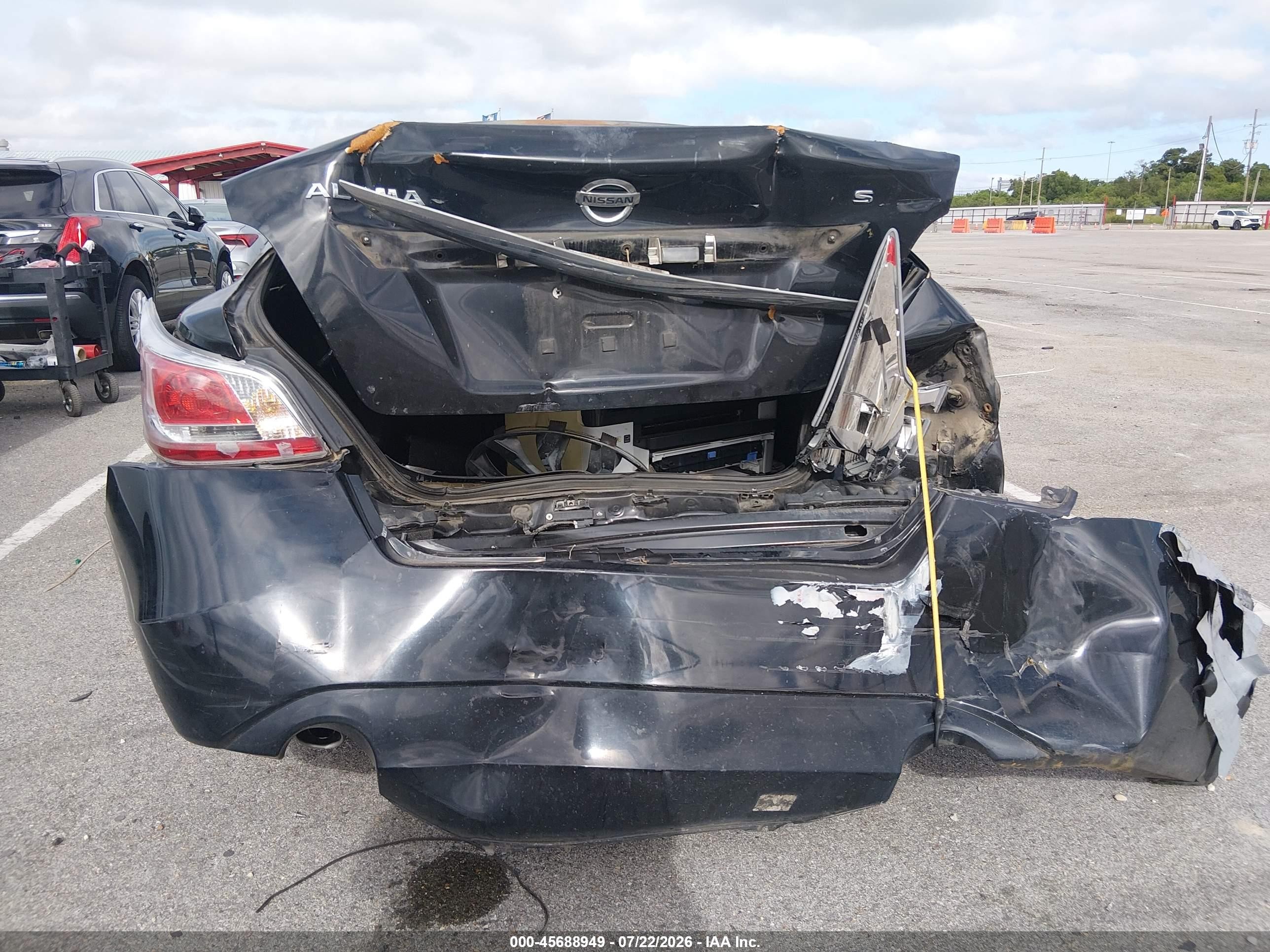 2015 Nissan Altima 2.5 S Black vin: 1N4AL3APXFC186040