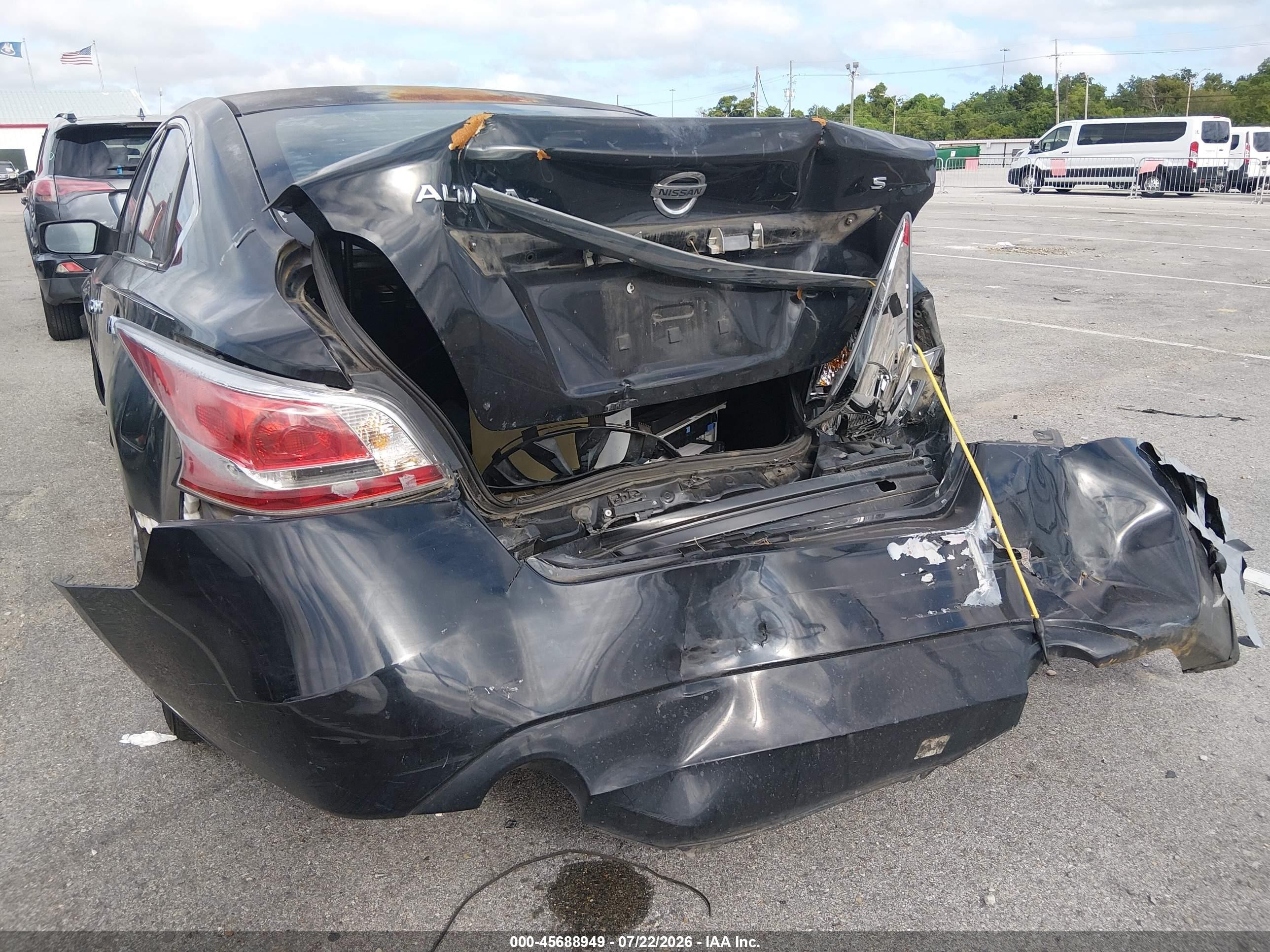 2015 Nissan Altima 2.5 S Black vin: 1N4AL3APXFC186040
