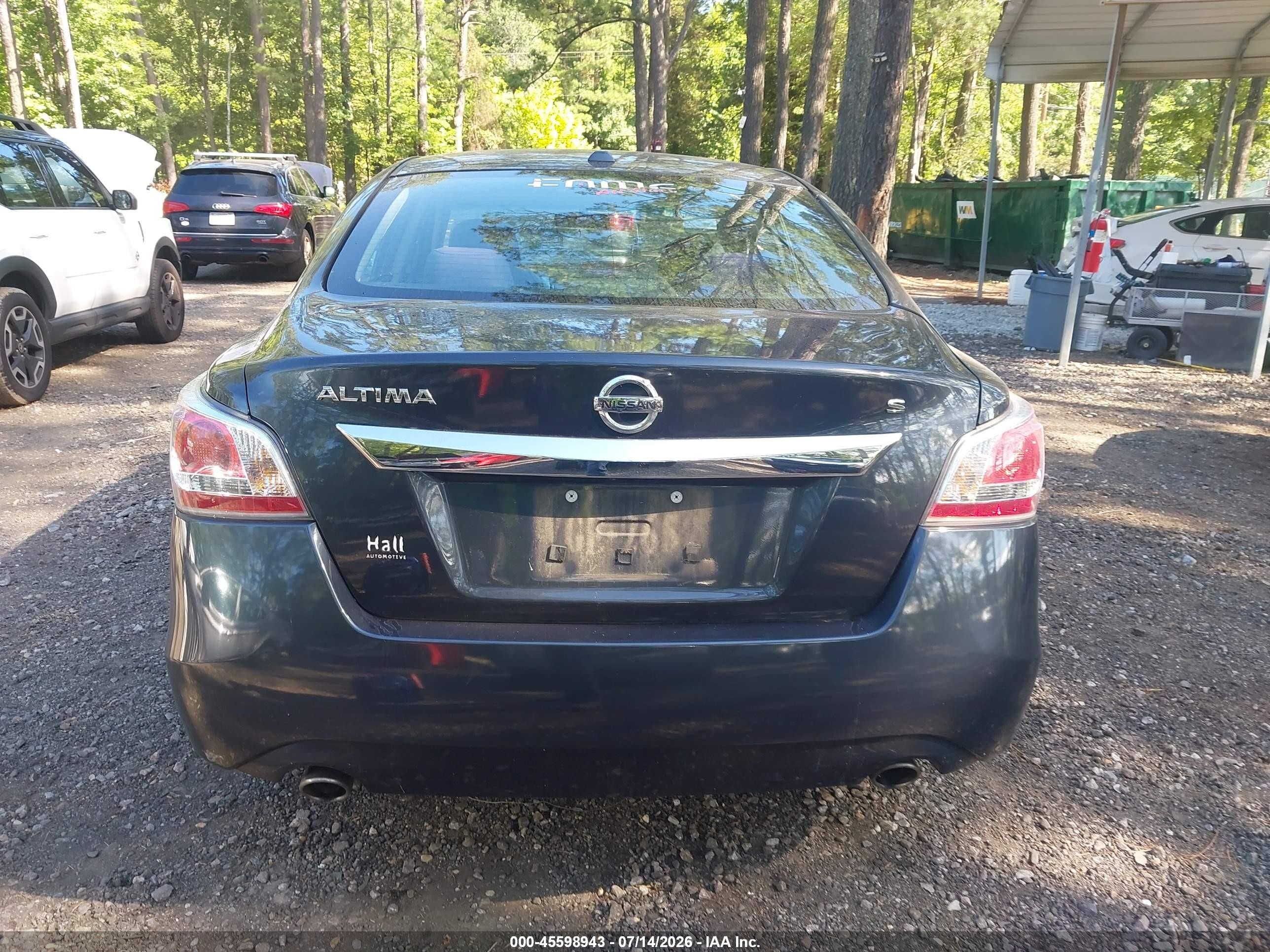 2015 Nissan Altima 2.5 S Серый vin: 1N4AL3APXFC192825