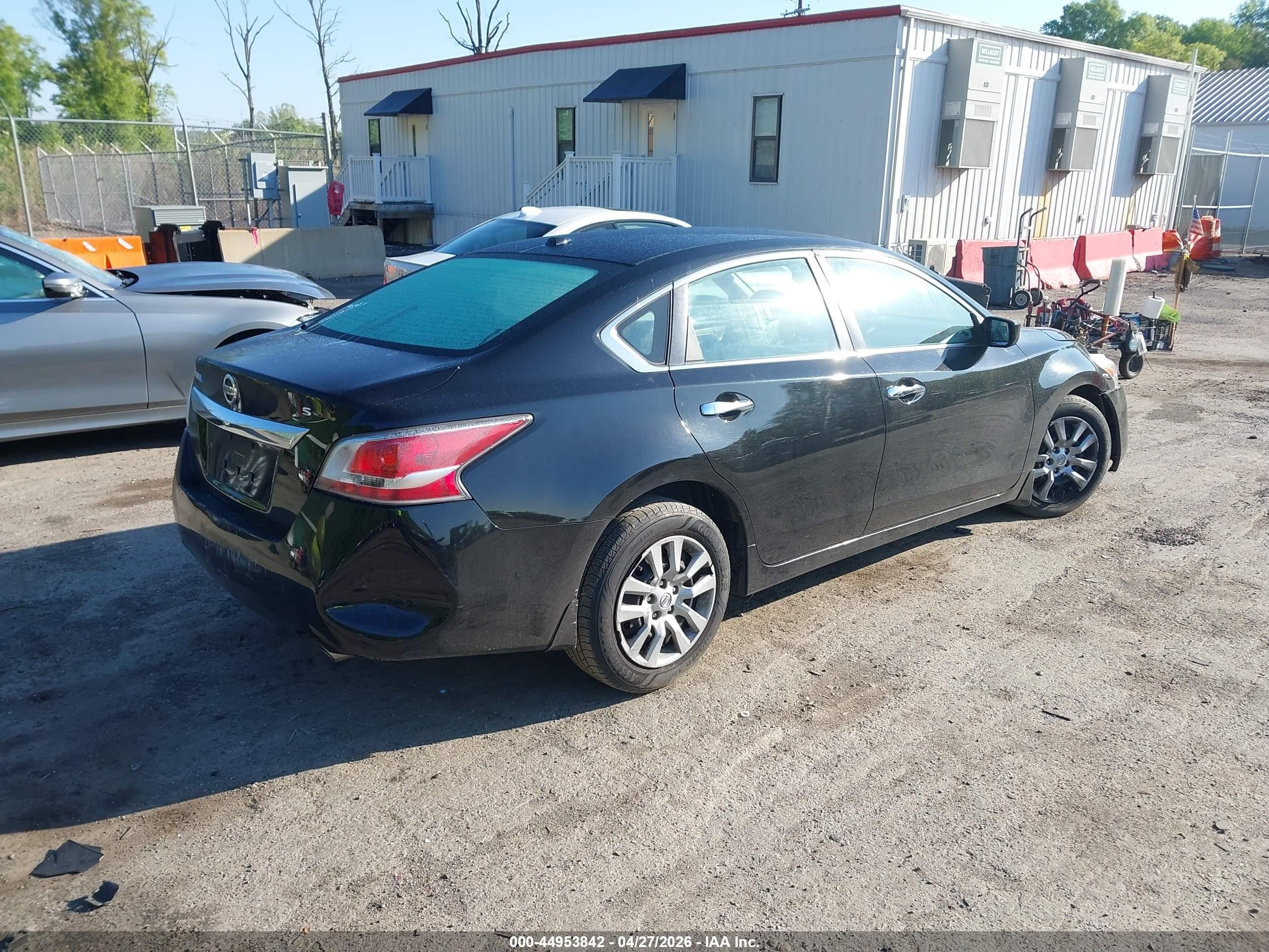 2015 Nissan Altima 2.5 S Black vin: 1N4AL3APXFC206514