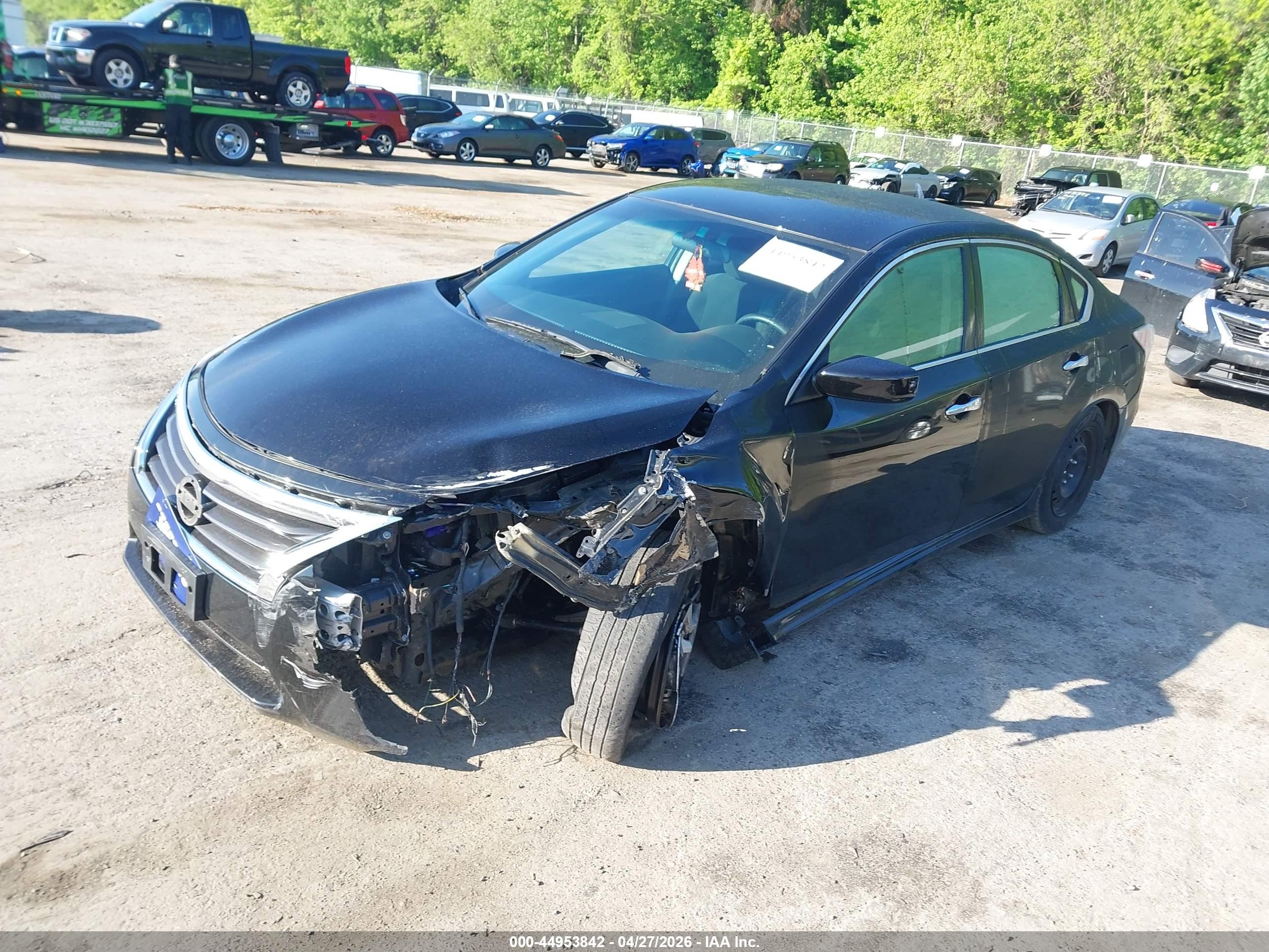 2015 Nissan Altima 2.5 S Black vin: 1N4AL3APXFC206514