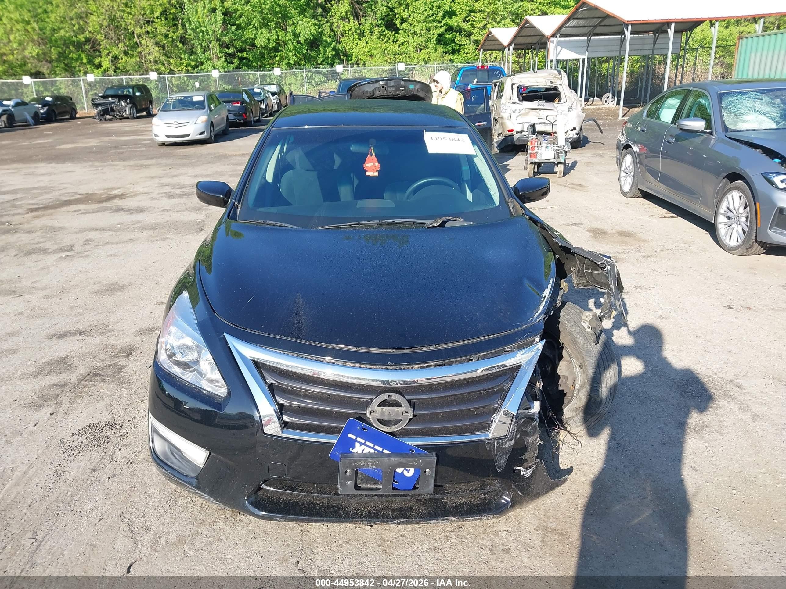 2015 Nissan Altima 2.5 S Black vin: 1N4AL3APXFC206514