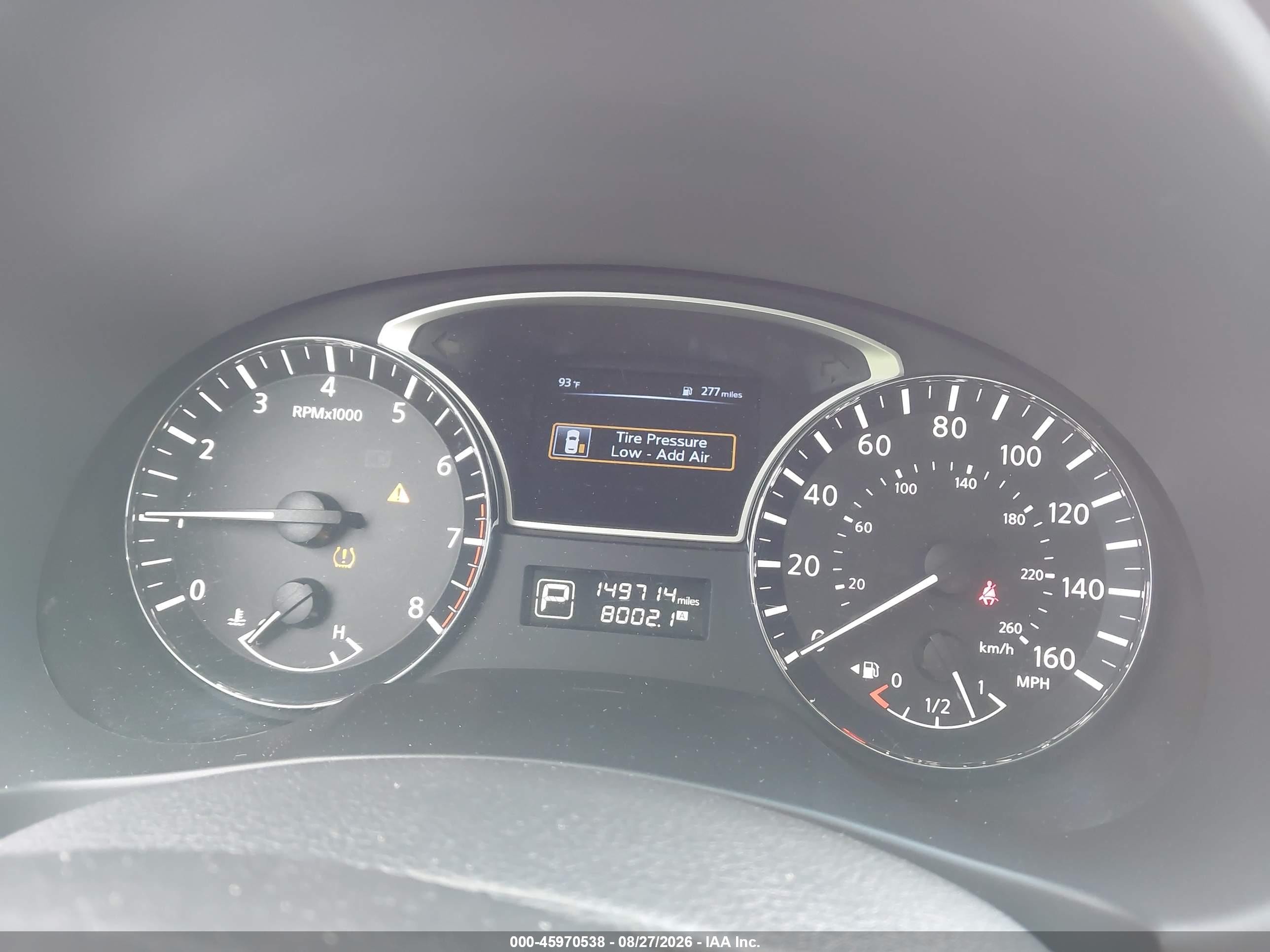 2015 Nissan Altima 2.5 Sv Белый vin: 1N4AL3APXFC211096