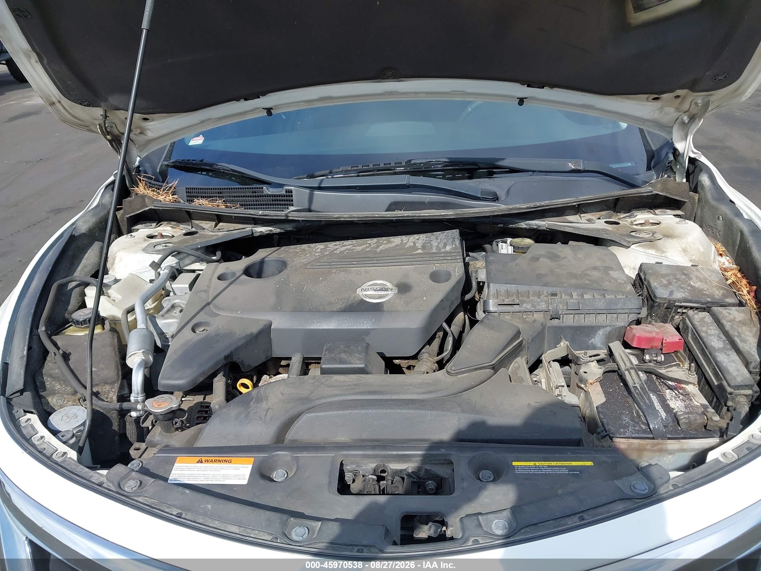 2015 Nissan Altima 2.5 Sv Белый vin: 1N4AL3APXFC211096