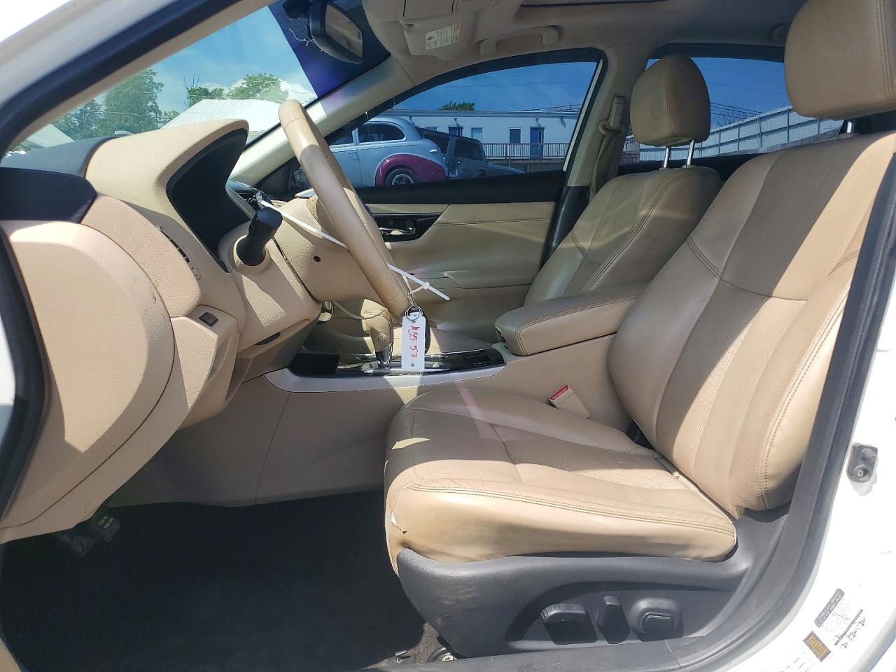 2015 Nissan Altima 2.5 Sl Белый vin: 1N4AL3APXFC217755