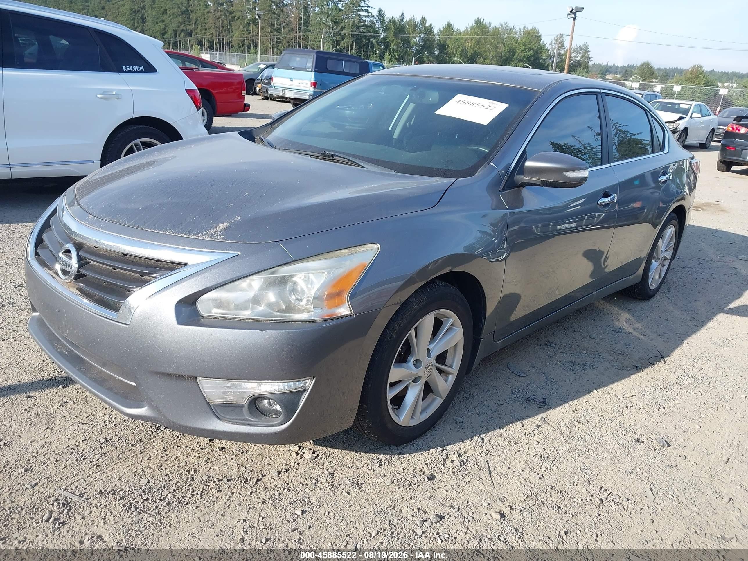2015 Nissan Altima 2.5 Sv Gray vin: 1N4AL3APXFC239237