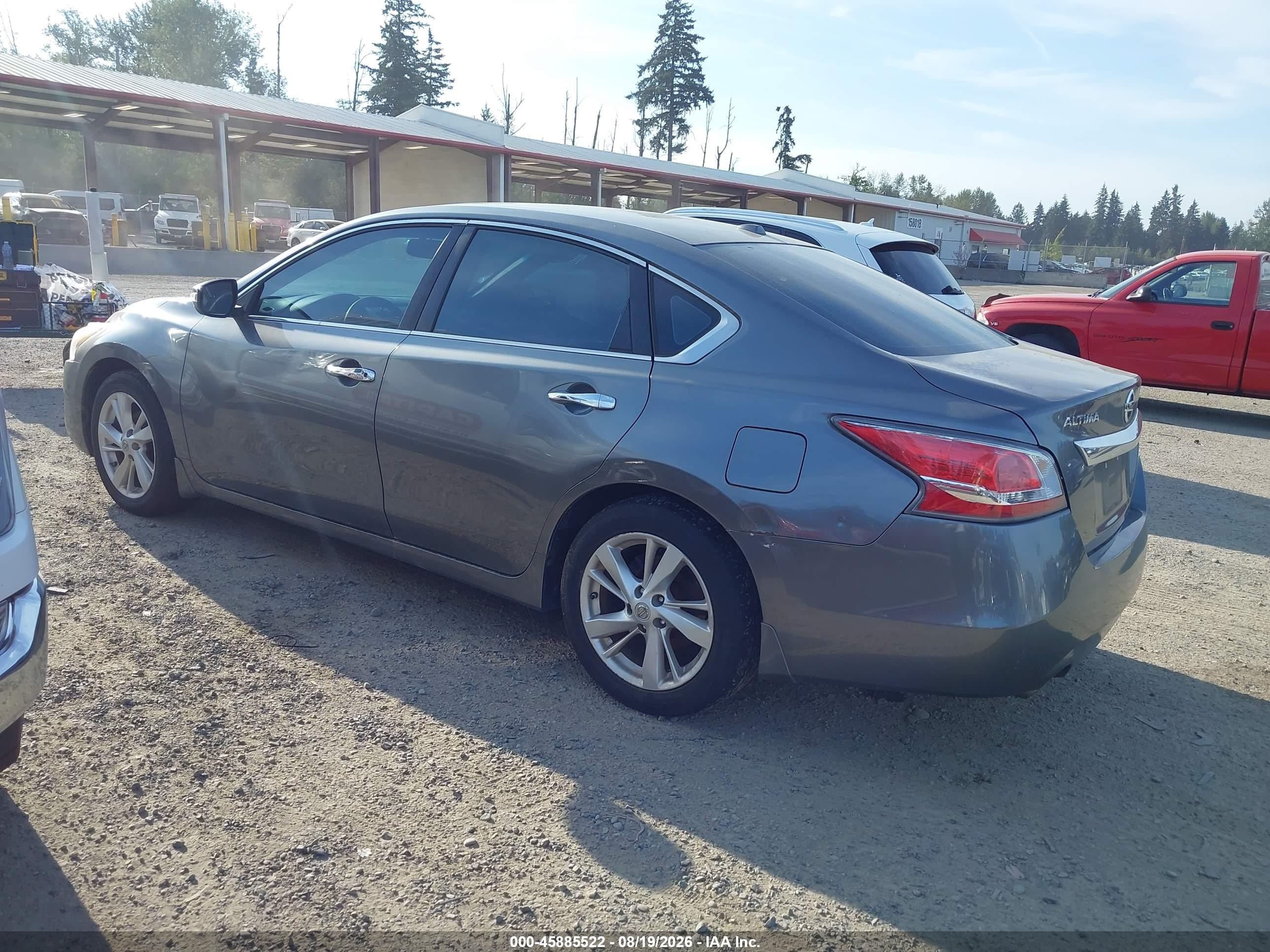 2015 Nissan Altima 2.5 Sv Gray vin: 1N4AL3APXFC239237